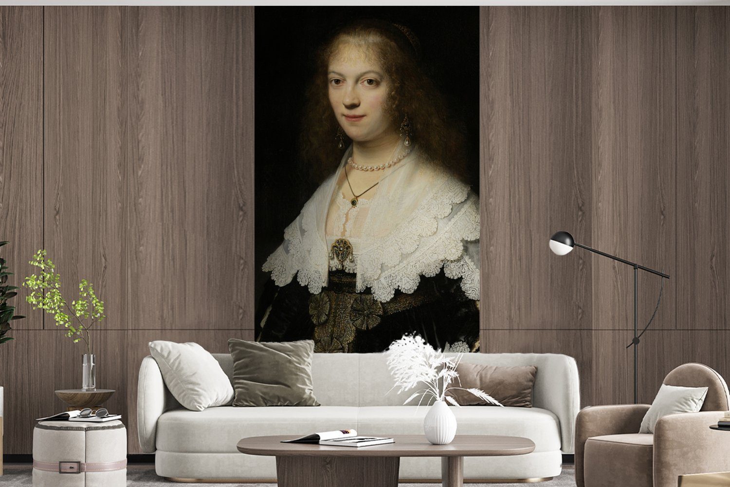 Gemälde - Porträt von Matt, St), Küche, Fototapete Fototapete Frau, für Maria bedruckt, Rembrandt, Schlafzimmer Trip MuchoWow Vliestapete möglicherweise einer Wohnzimmer (2