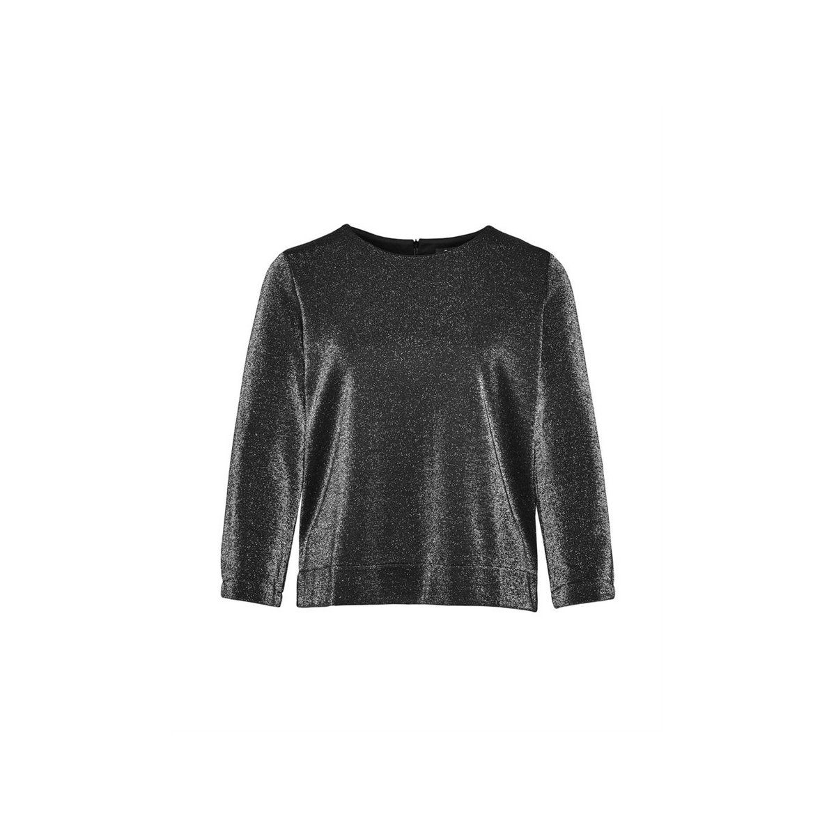 OPUS Sweatshirt schwarz regular fit (1-tlg)