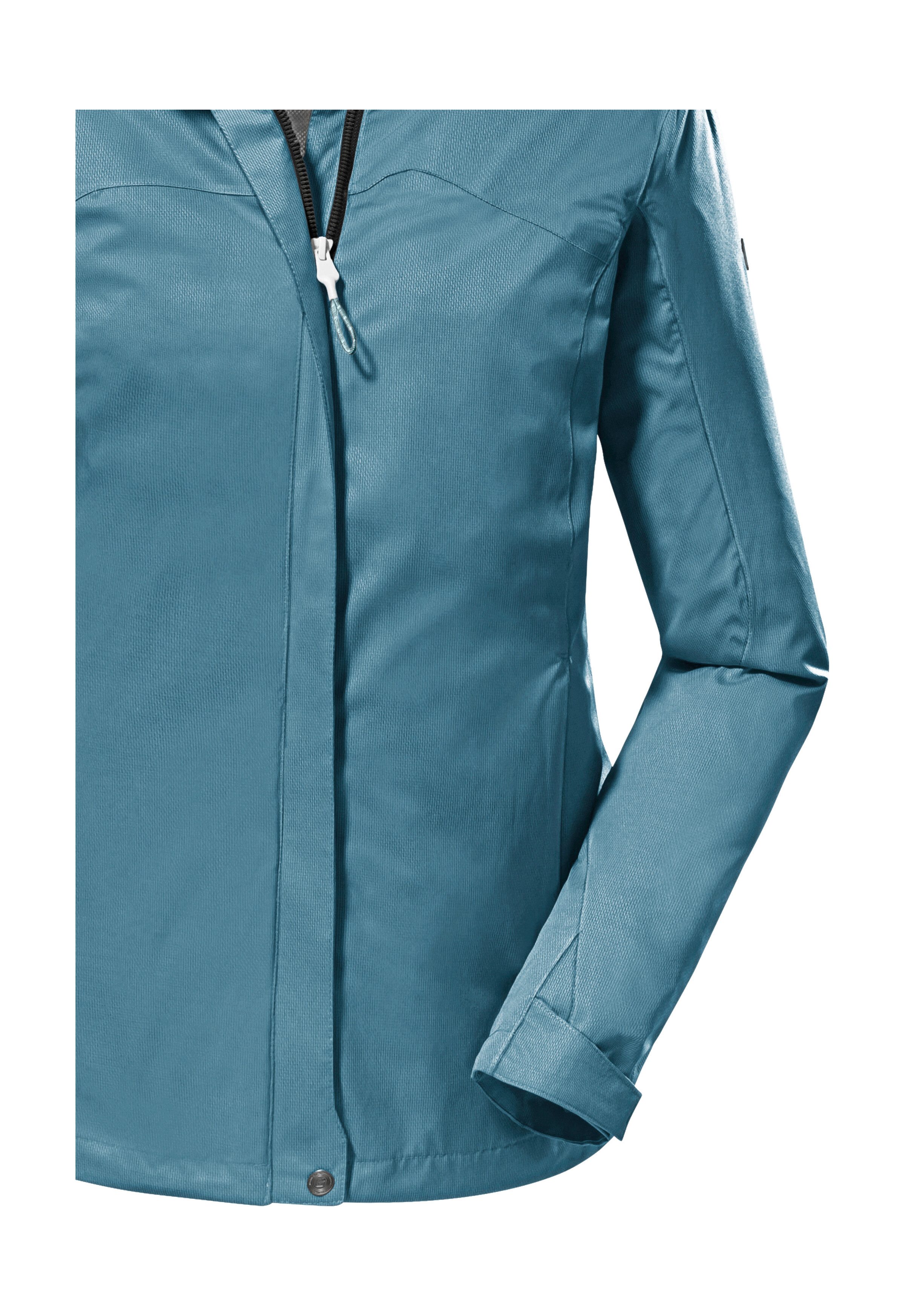 Killtec Funktionsjacke KOS 133 WMN JCKT Wasser- und winddichte Damenjacke mit abnehmbarer Kapuze – Bild 4 von 5