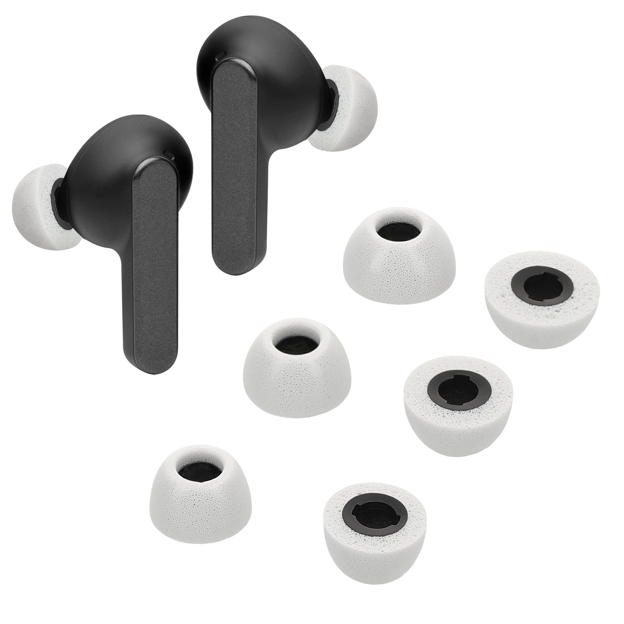kwmobile 6x Ersatz In Ear Kopfhörer für JBL Live Pro 2 TWS Kopfhörer (3 Größen)