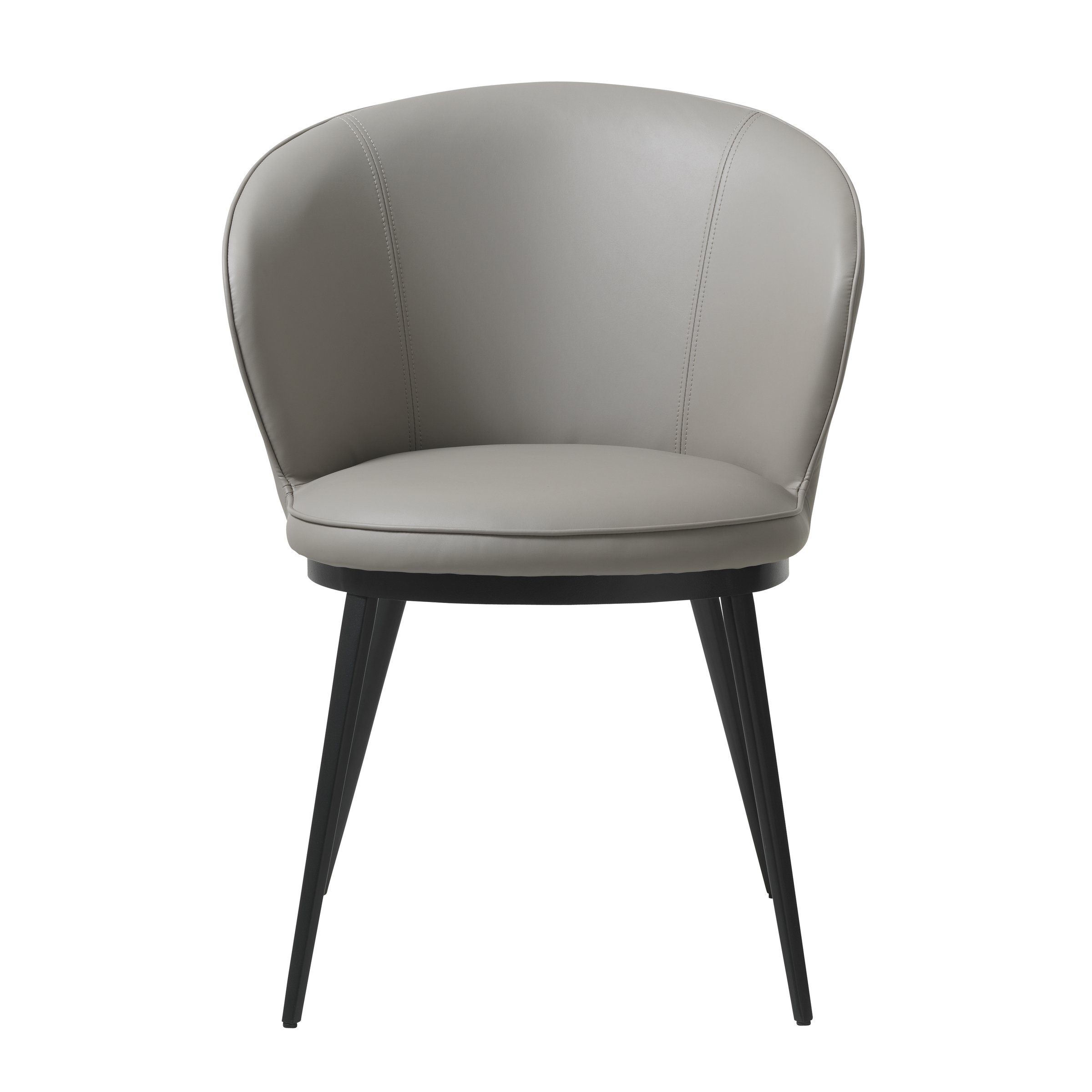 Stuhl in Taupe aus cm), GAIN (B/H/T: möbelando Metall, Kunstleder 51x82x60