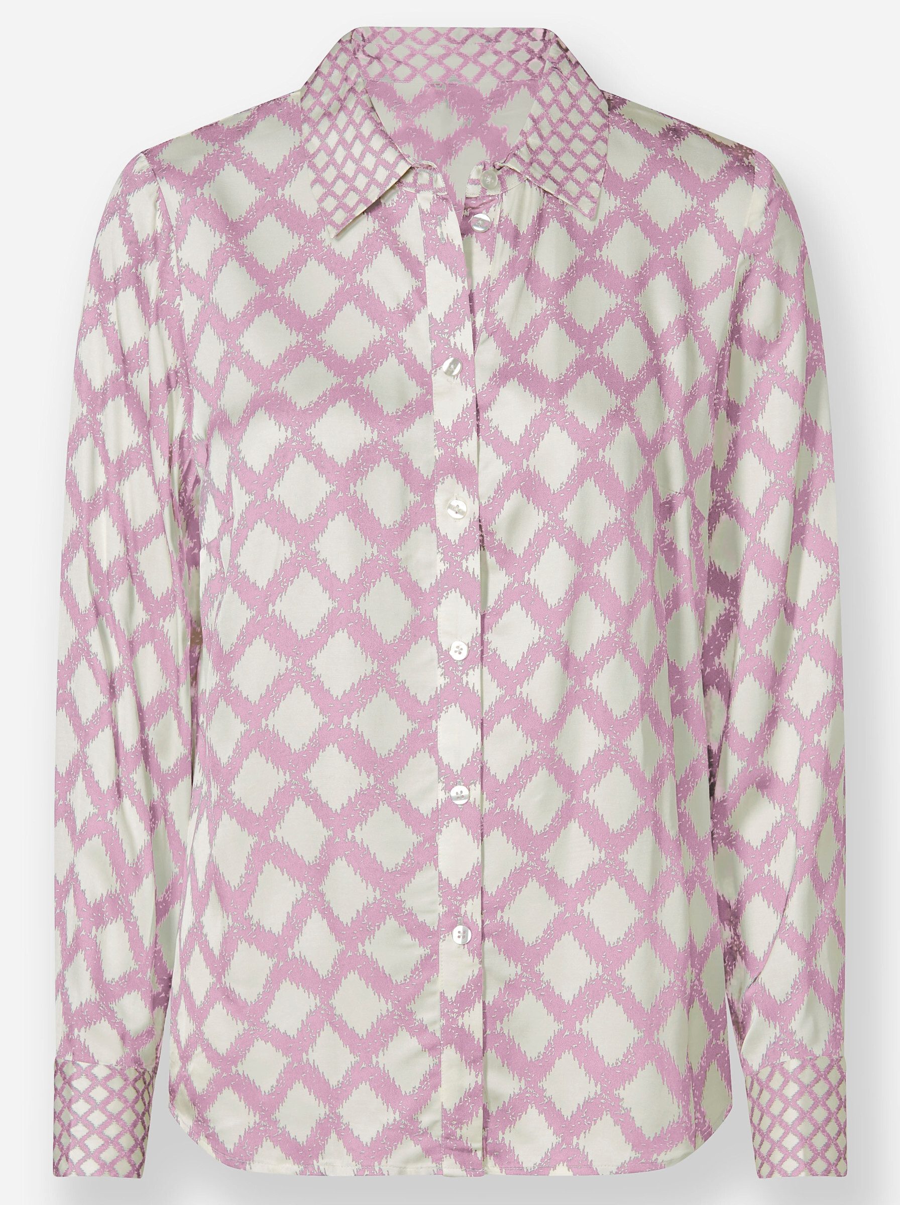 heine Klassische Bluse Druck-Bluse Langarm