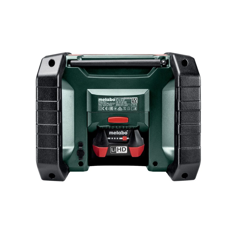 metabo R 12-18 BT Akku-Baustellenradio Baustellenradio (FM-Tuner, AM-Tuner, Bluetooth)