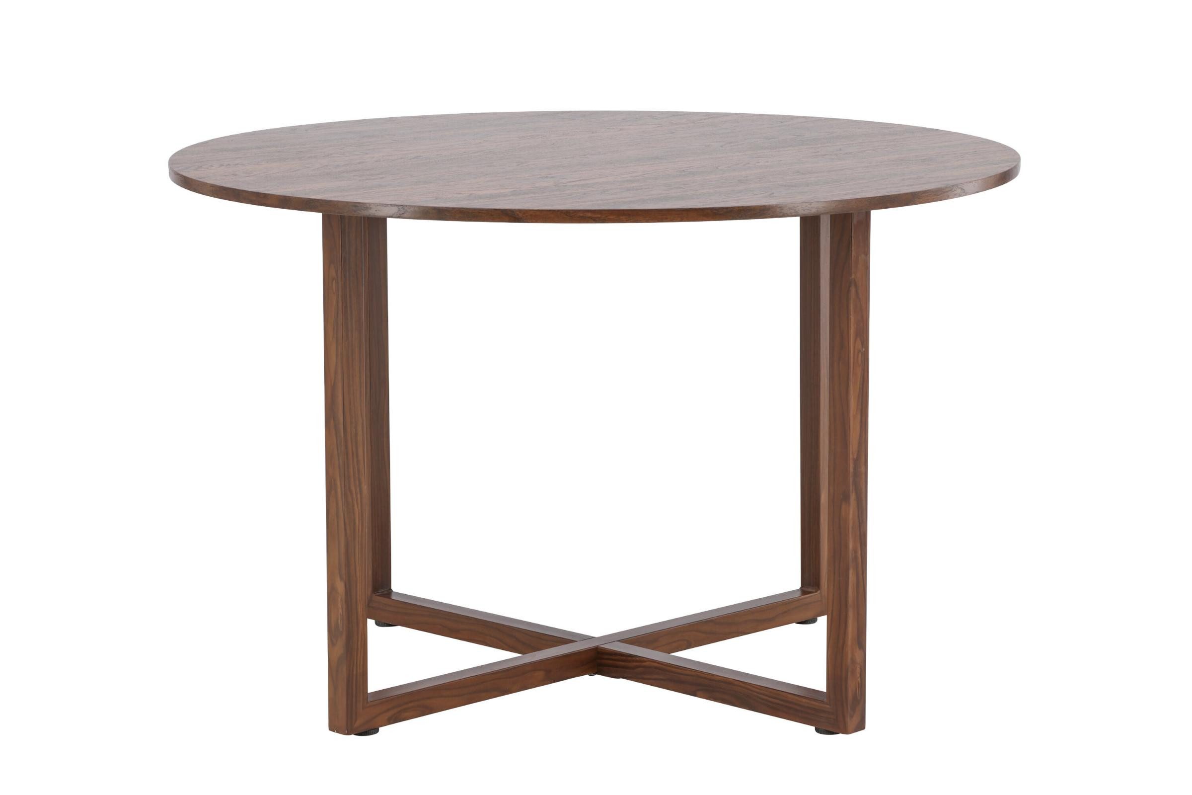 Venture Home Esstisch Durango Esstisch Ø120 cm Walnuss-Dekor. (1-St)