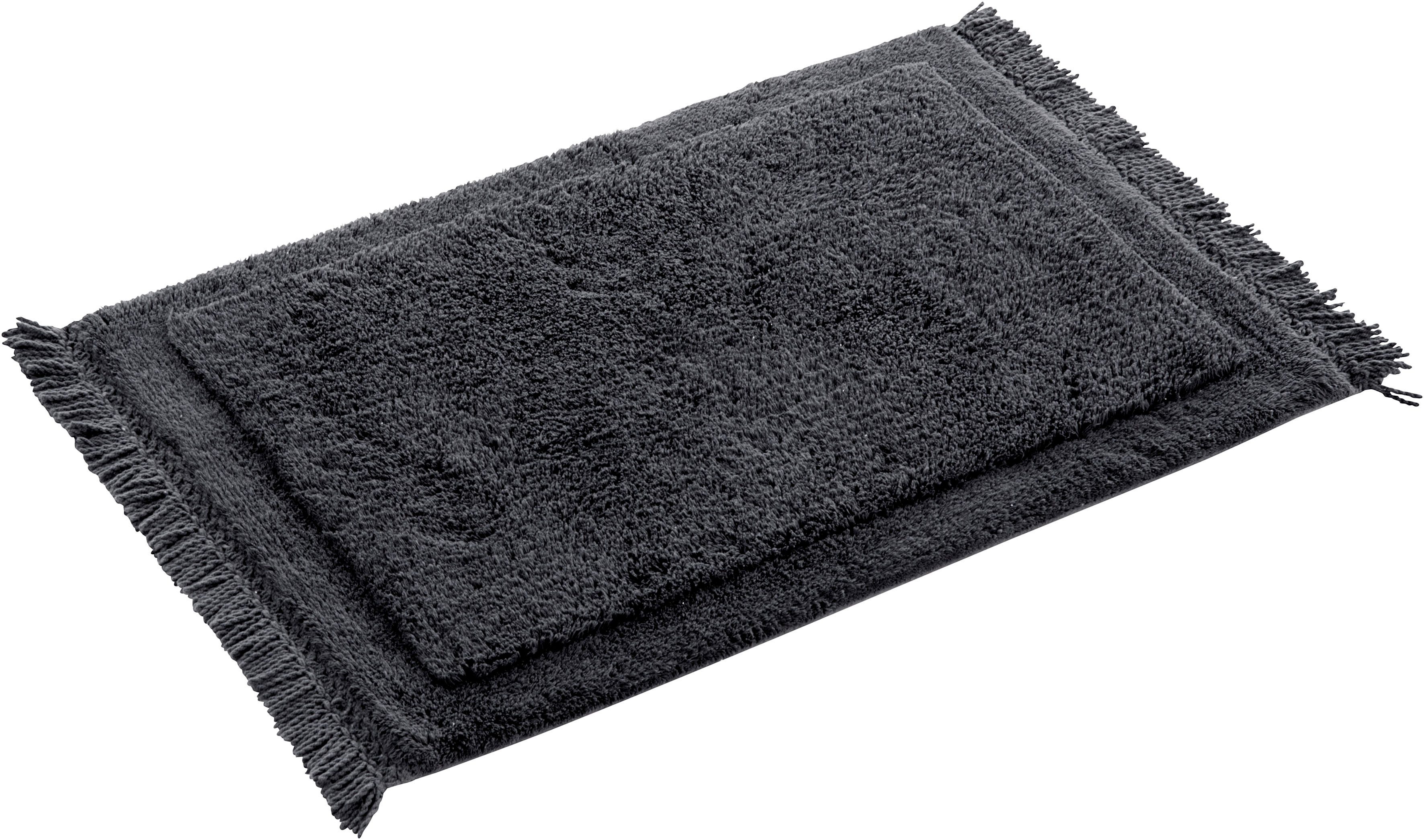 LeGer Home by Lena Gercke Badematte Tamsin, Badvorleger, Badezimmer Teppich, Höhe 20 mm, strapazierfähig, fußbodenheizungsgeeignet, Baumwolle, rechteckig, mit F – Bild 2 von 5