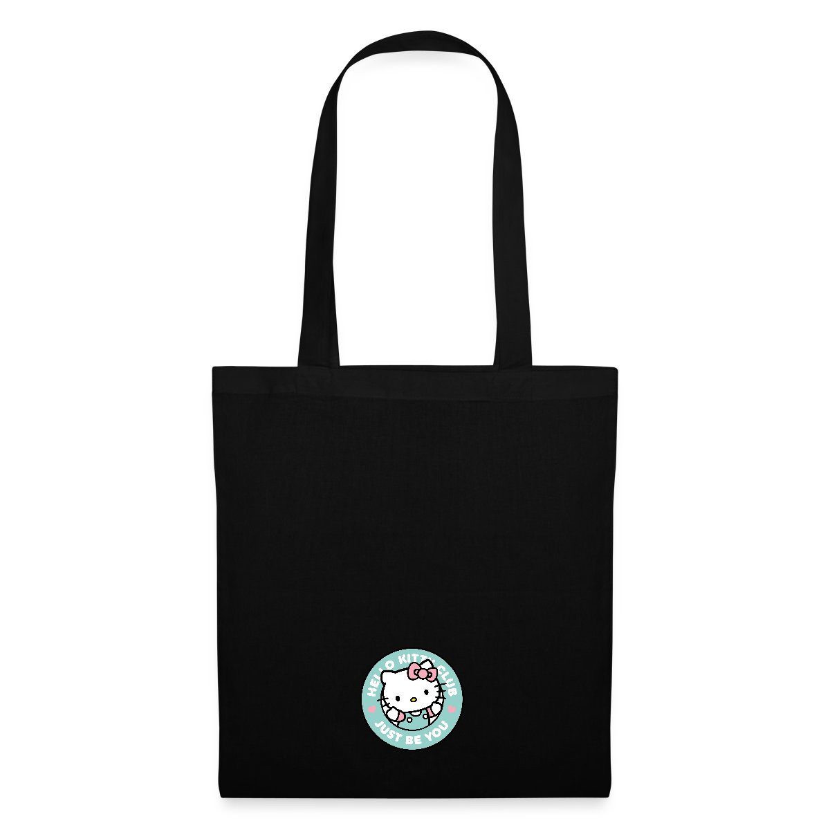 Spreadshirt Henkeltasche Hello Kitty Club Just Be You Stoffbeutel (1-tlg)