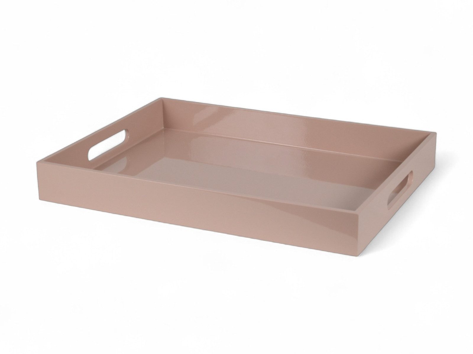 albert l. (punkt) Tablett Lacquer-Tablett puder 40x30cm, MDF