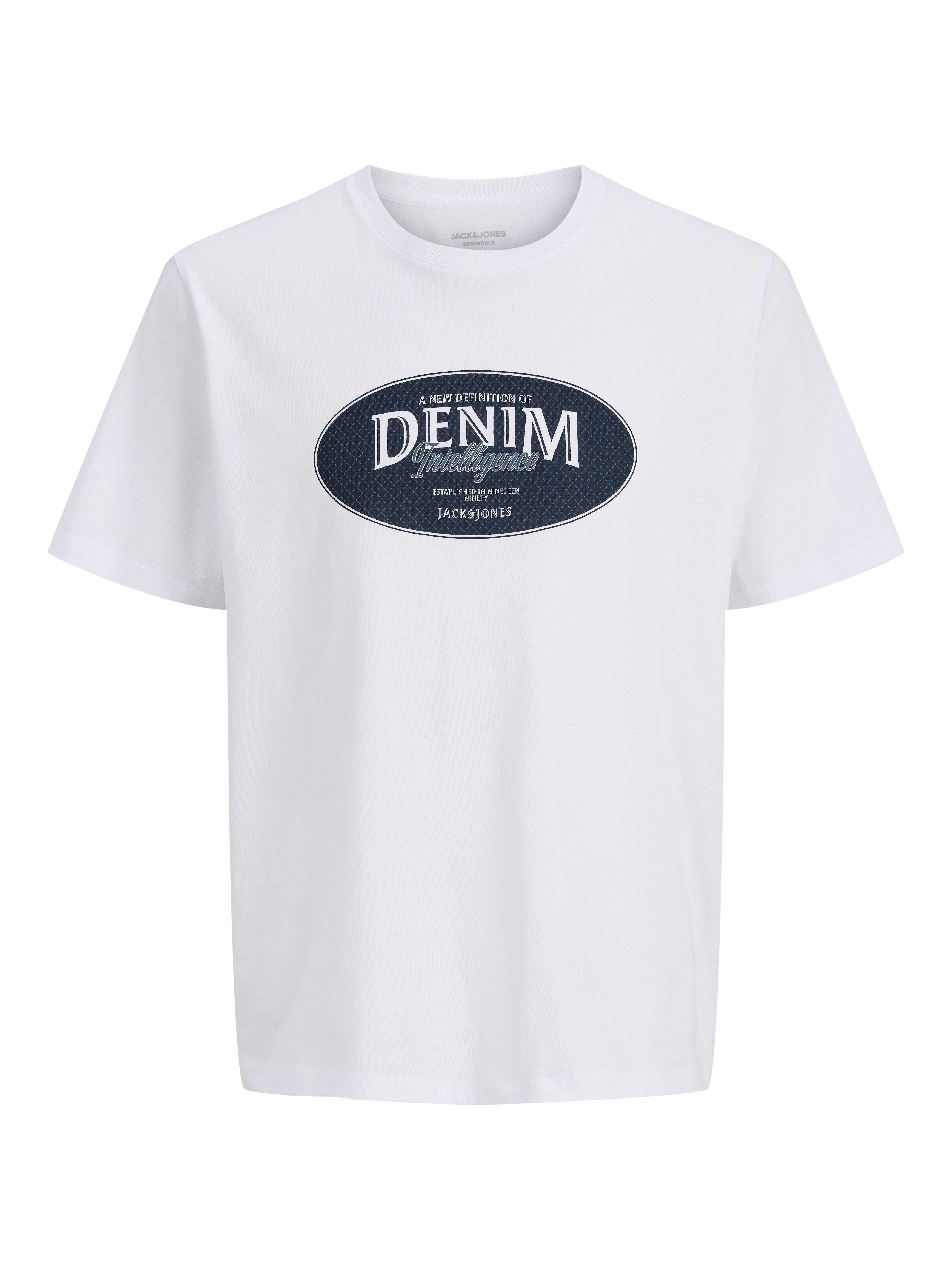 Rundhalsshirt JJEDOVER DENIM TEE SS O-NECK SN