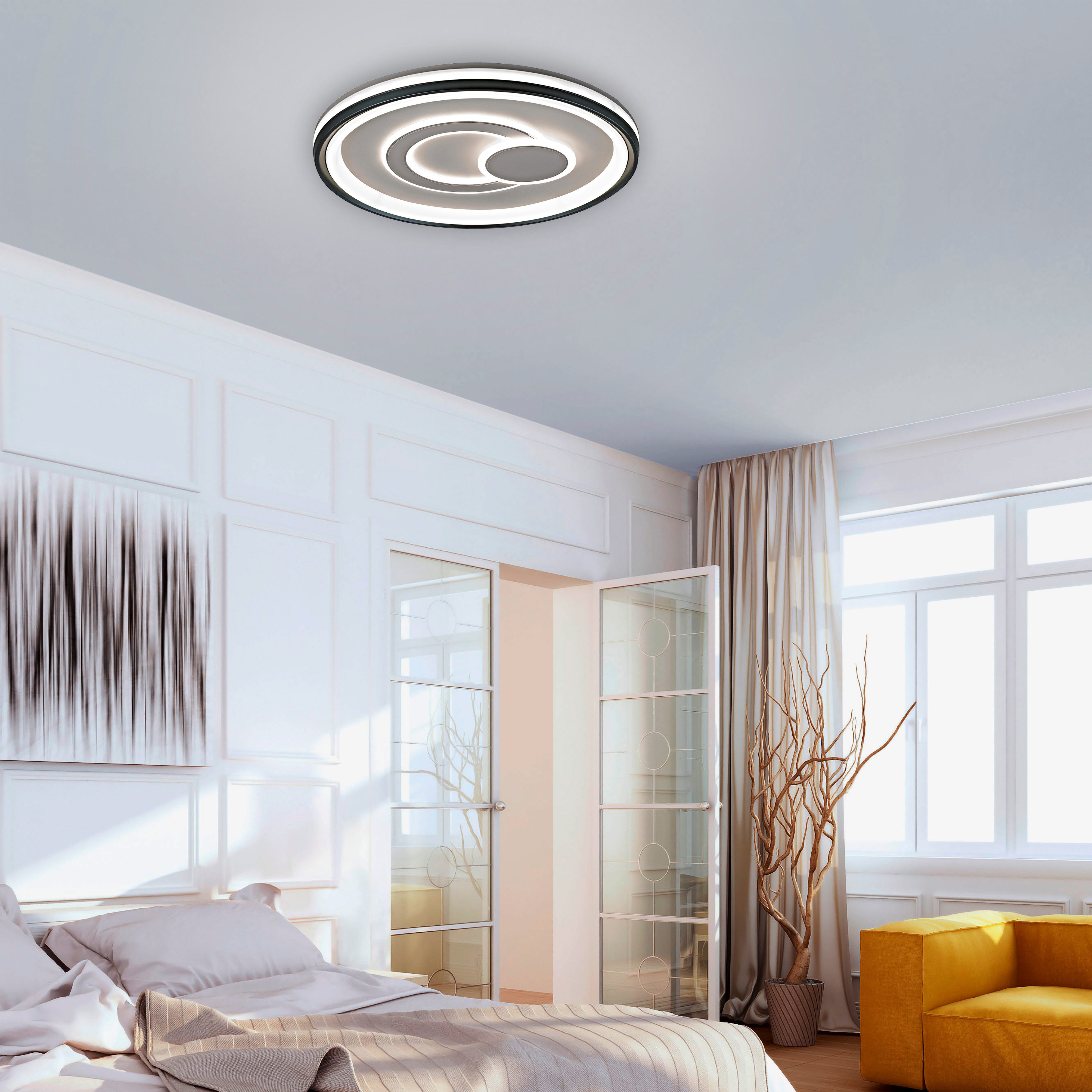 JUST LIGHT Deckenleuchte MINELLI, Dimmfunktion, LED günstig online kaufen