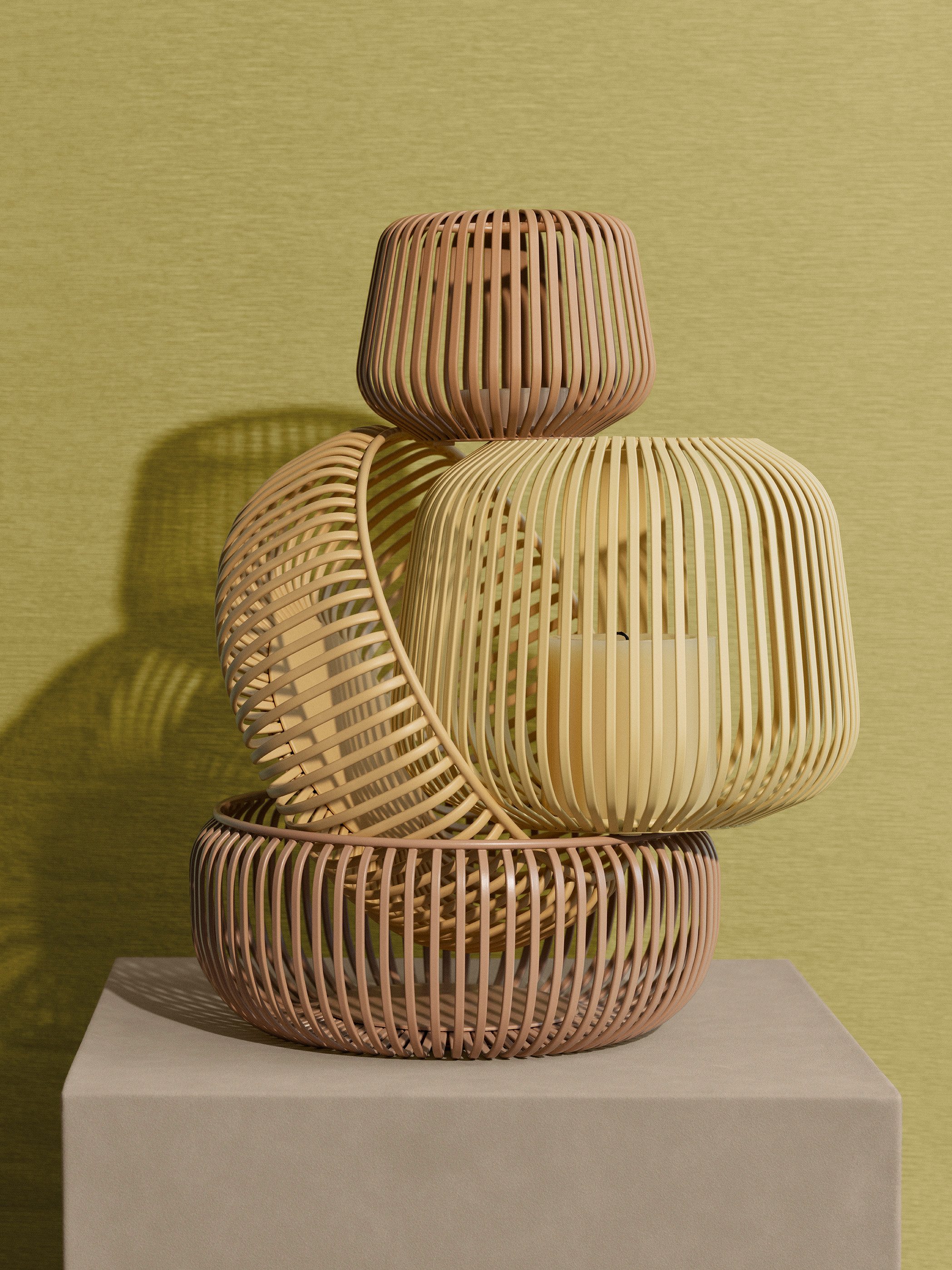 blomus Windlicht -LITO- Laterne, Windlicht, Kerzenhalter: Modernes Design (inkl. innenliegendem Glaszylinder)