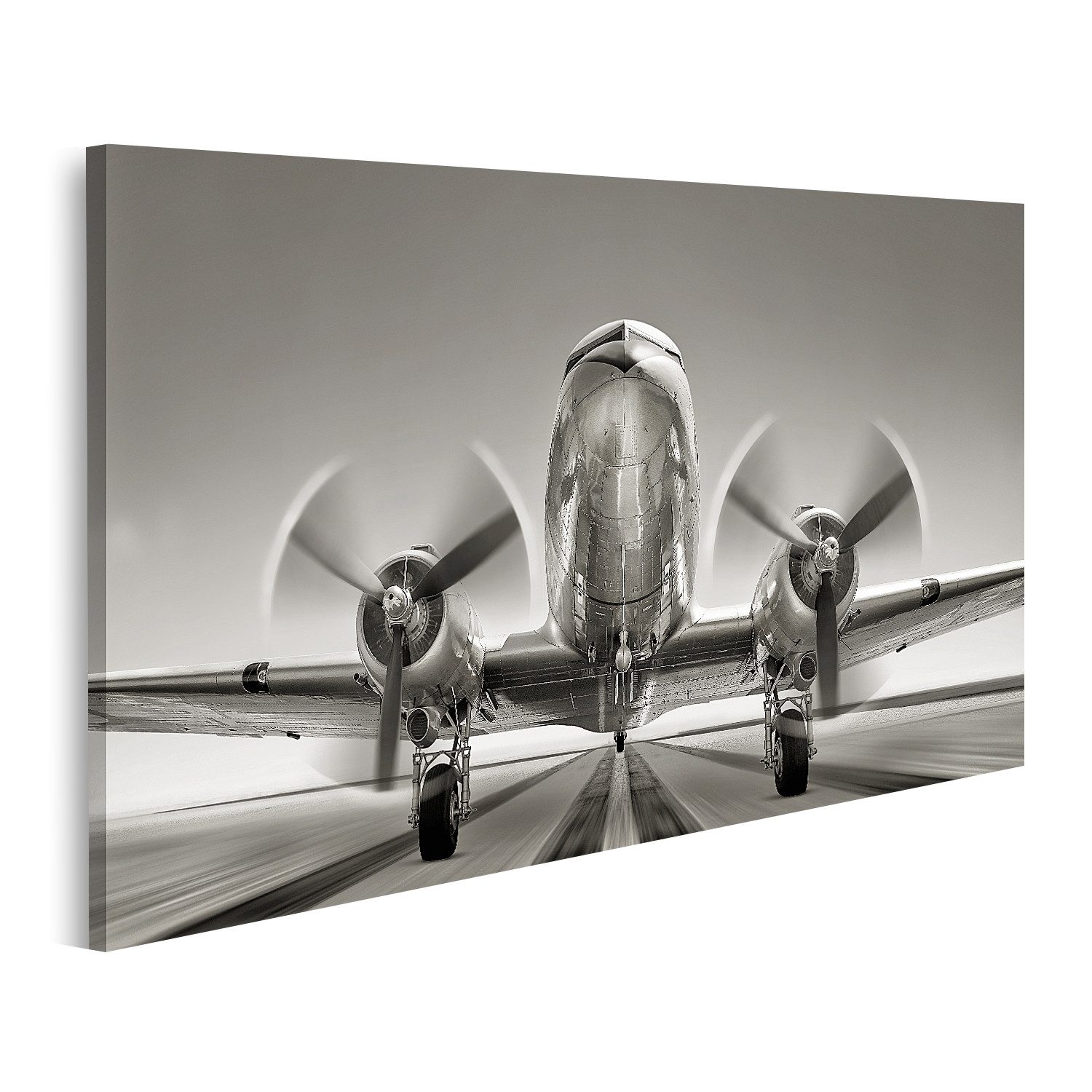 Leinwandbild Flugzeug Historischer Start Bilder