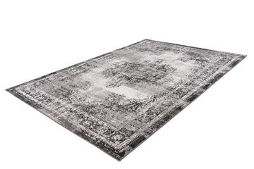 Teppich Kurzflorteppich Kahiko 200 Anthrazit 80 x 150 cm, Qiyano, rechteckig, Höhe: 0.6 mm