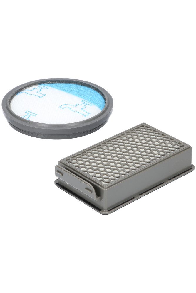 McFilter Filter-Set geeignet für Rowenta, Zubehör für RO3731EA Compact Power Cyclonic Staubsauger, 1x Filterkassette, 1x Rundfilter, Alternative für ZR005901