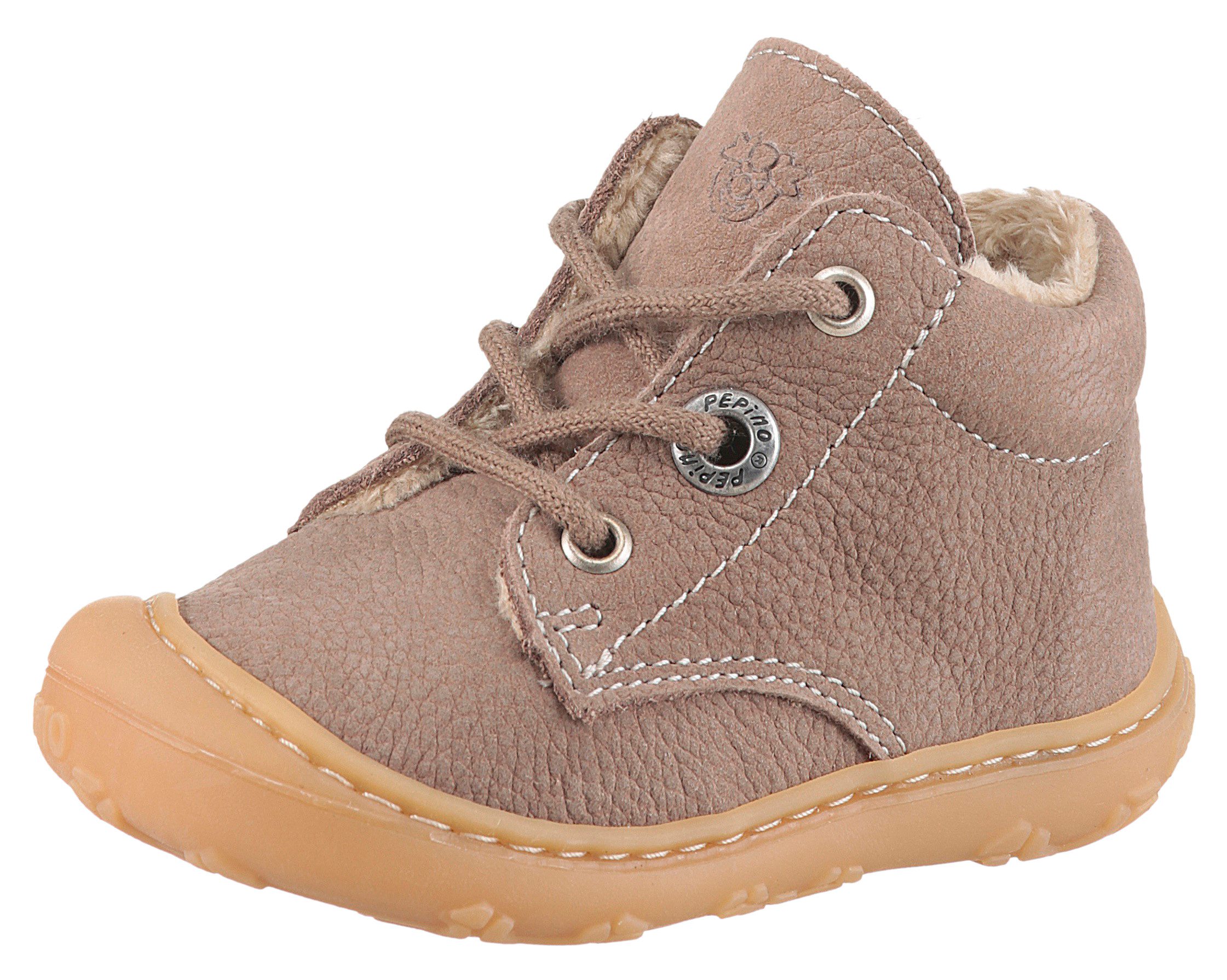 PEPINO by RICOSTA CORANY, WMS: mittel Lauflernschuh Babyschuh mit Warmfutter, Größenschablone zum Download