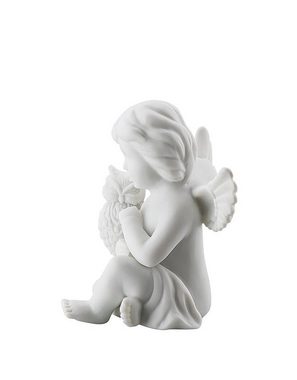 Rosenthal Engelfigur Engel mit Eule aus matten Porzellan, klein