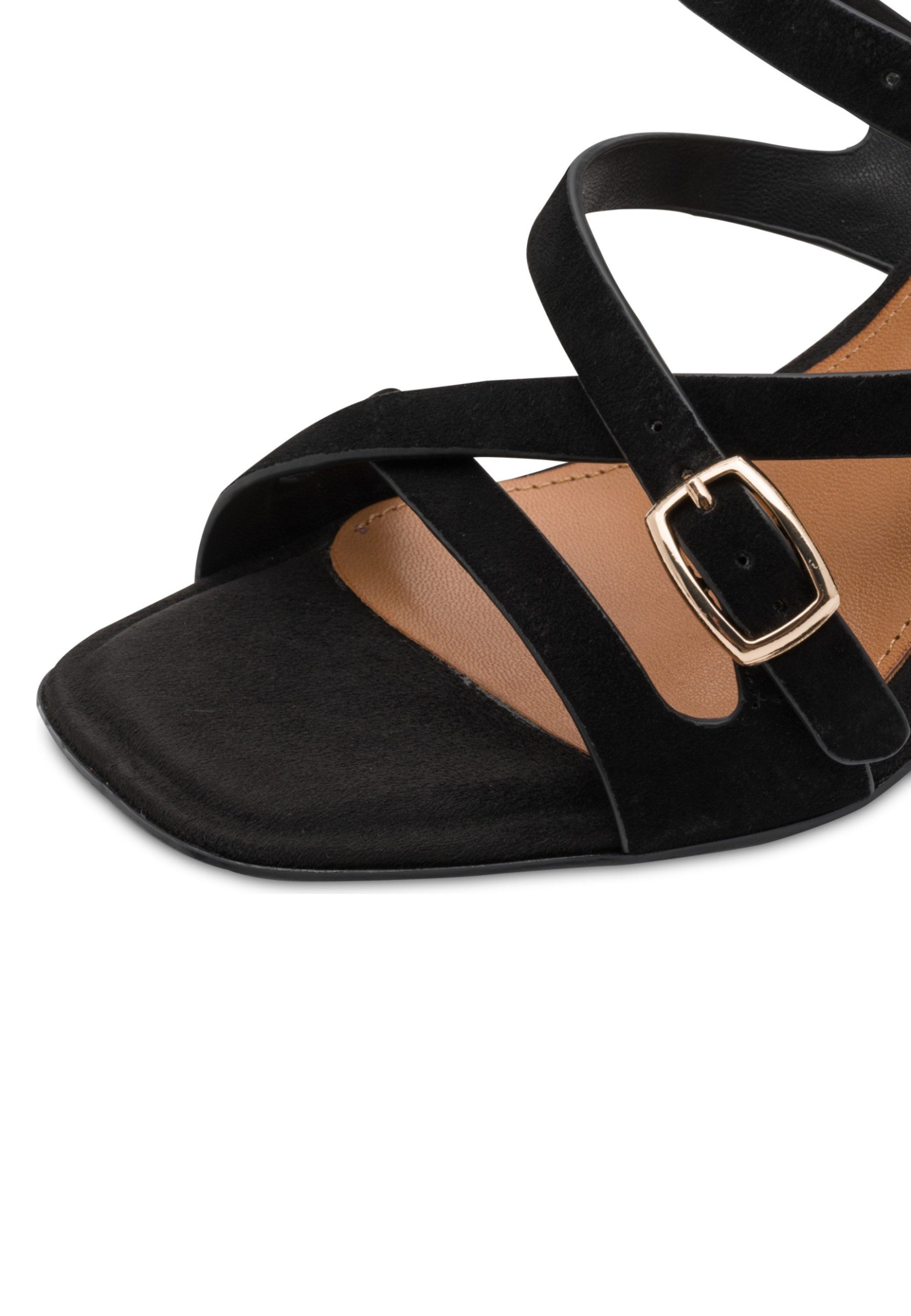 Tamaris 1-28340-46 004 Black Suede Sandale – Bild 4 von 5