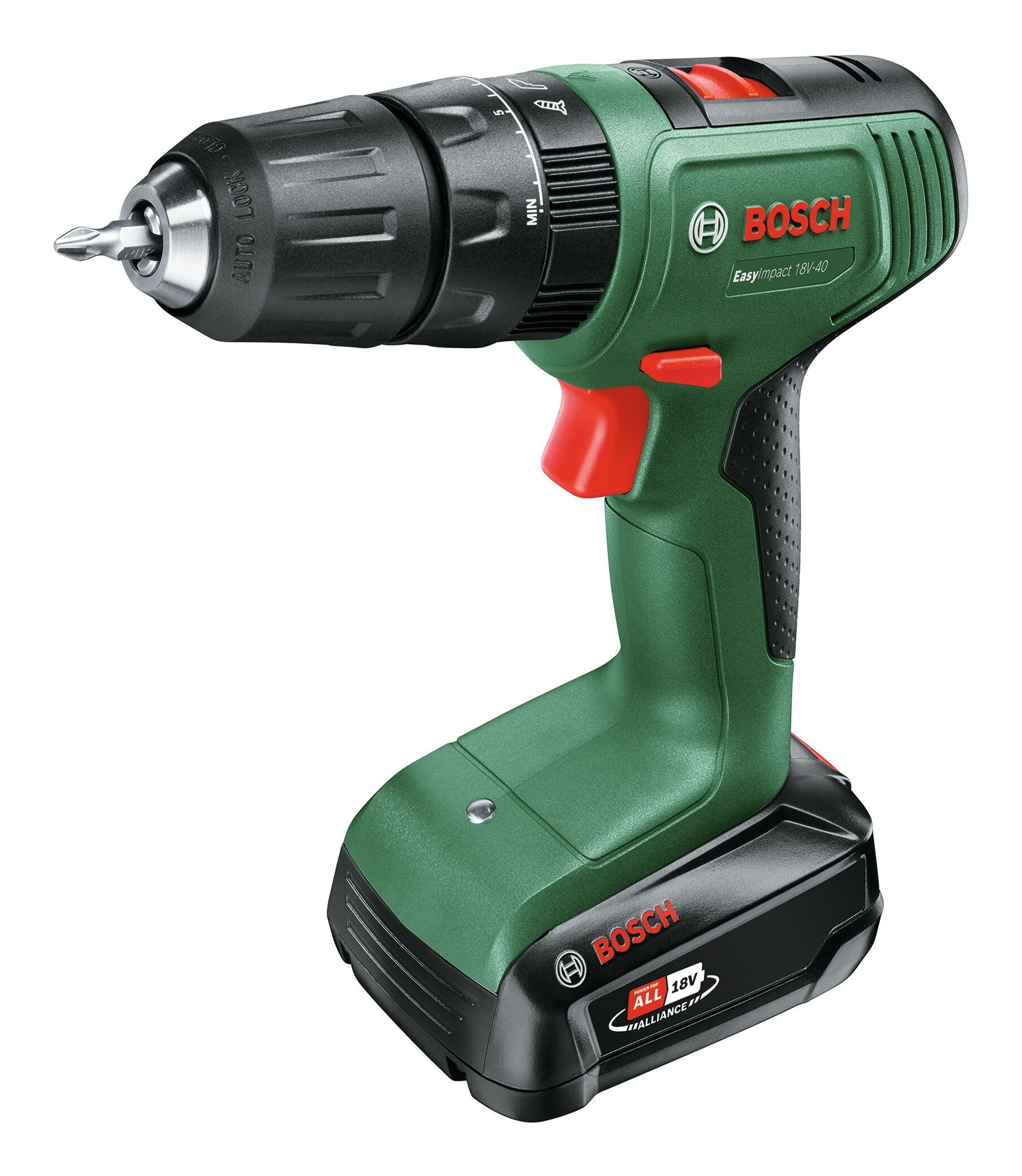 BOSCH Akku-Schlagbohrschrauber EasyImpact 18V-40, 18 V, günstig online kaufen