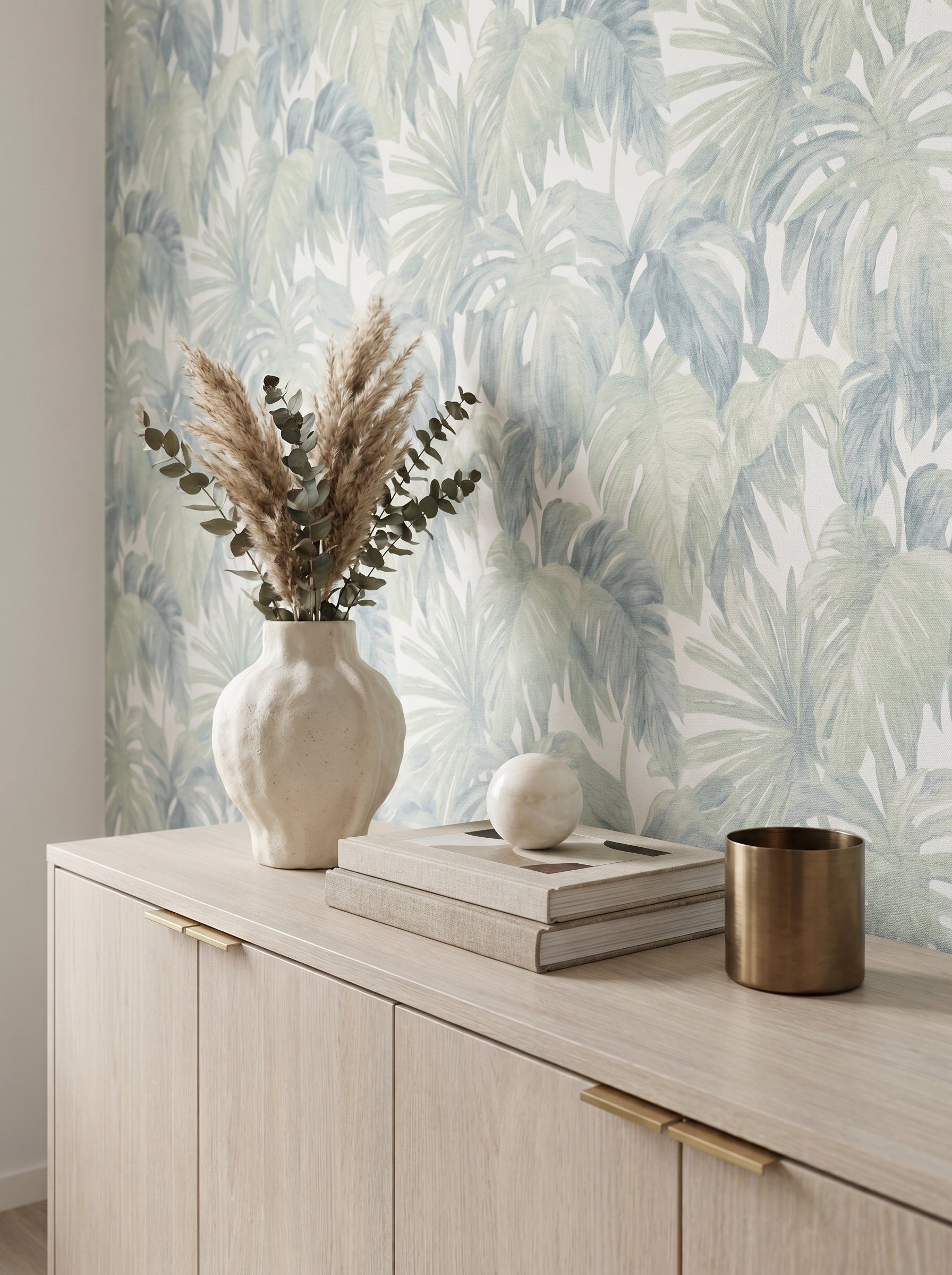 Newroom Vliestapete Kelmira Grün Tapete Vliestapete Blumen, Floral, Blumenranke, strukturiert, Mustertapete