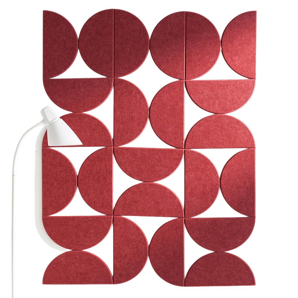 Agger Pinnwand 12 Stück Filz Pinnwand Selbstklebend 30x15cm - Dekorative Pinnwand, (12-tlg), Moderne Pinnwand Ohne Bohren für Büros, Schulen, Kinderzimmer
