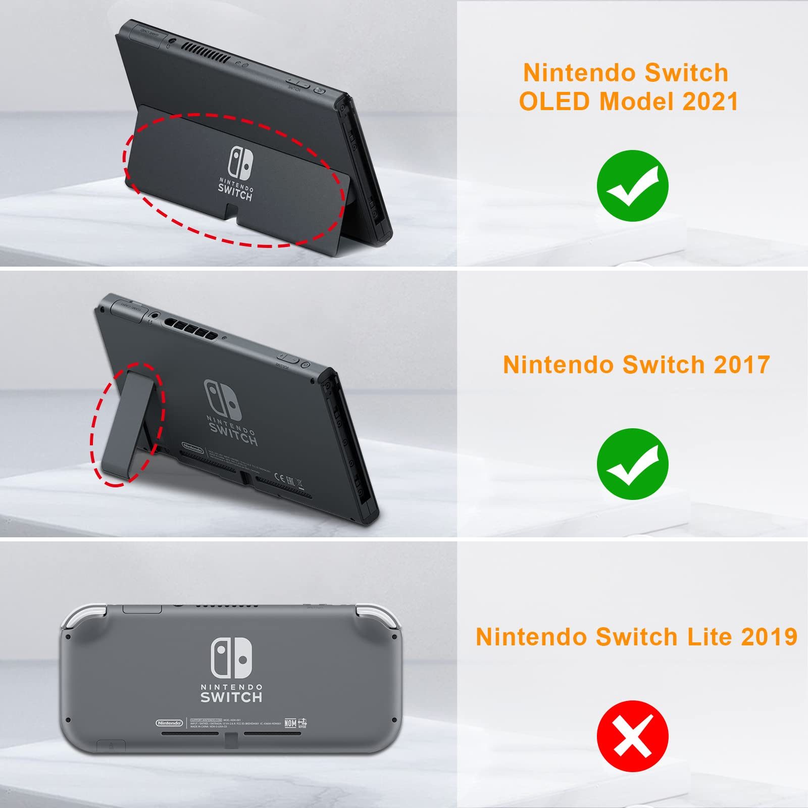 Fintie Nintendo-Schutzhülle Tragetasche Kompatibel mit Nintendo Switch/Switch OLED Modell, mit 10 Spielkartenhaltern, Stoßfeste Reisetasche für Konsole & Zubehö – Bild 2 von 5