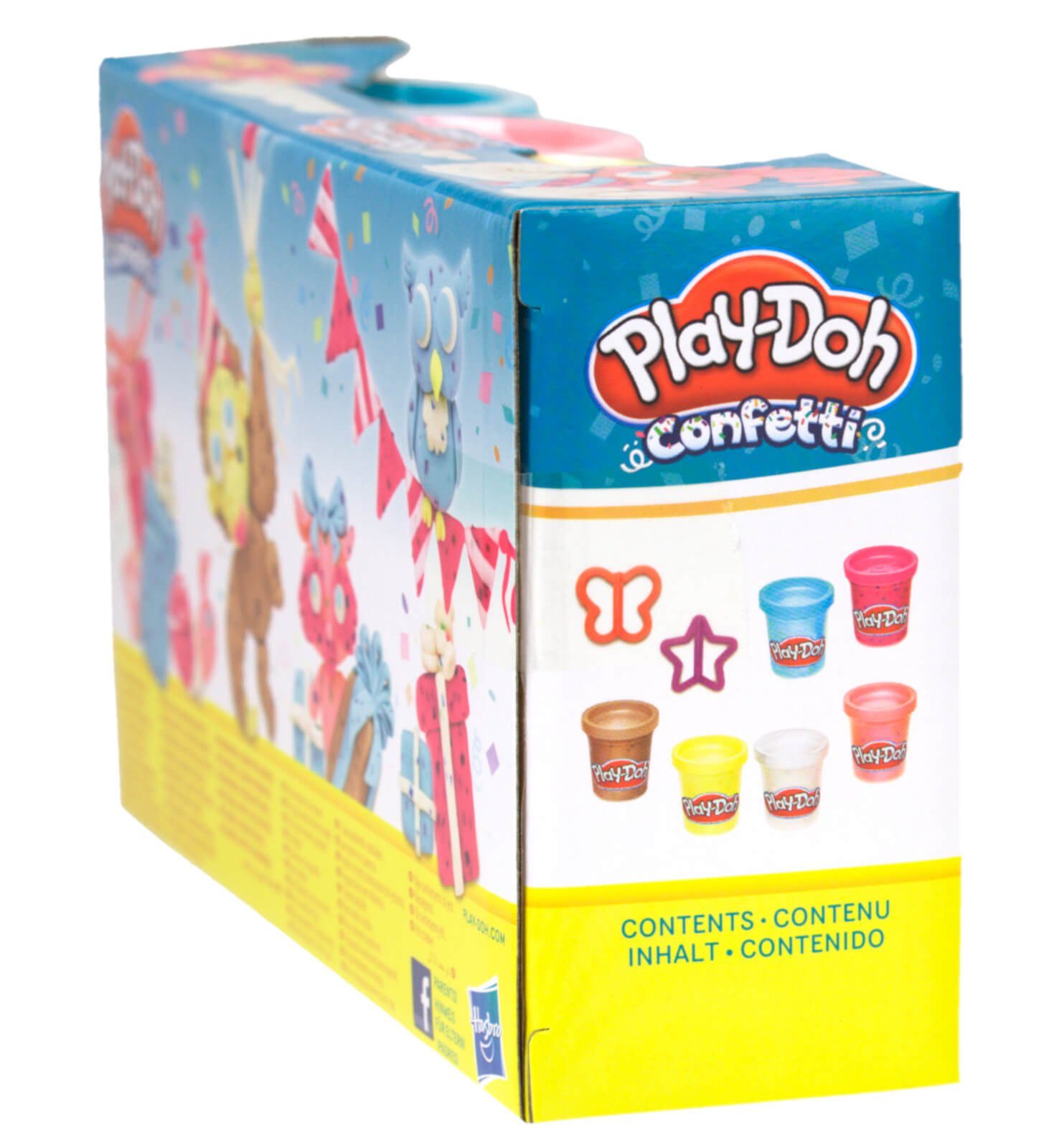 Play-Doh Knete Play-Doh Konfetti Kinderknete mit Knetwerkzeug Förmchen