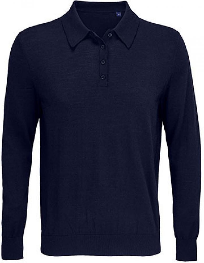 Langarm-Poloshirt Men´s Polo Collar Sweater Stefan Langarm Herren