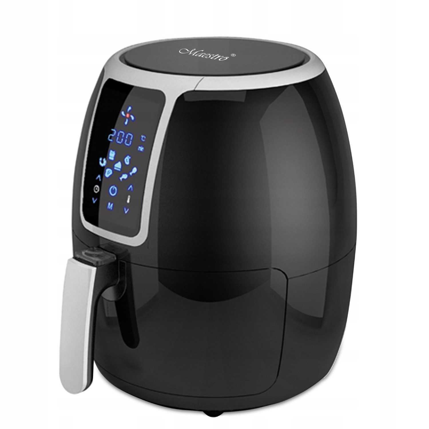 Feel Maestro Heißluftfritteuse, 1500 W, Fettfreie Fritteuse 1500W 3.7L