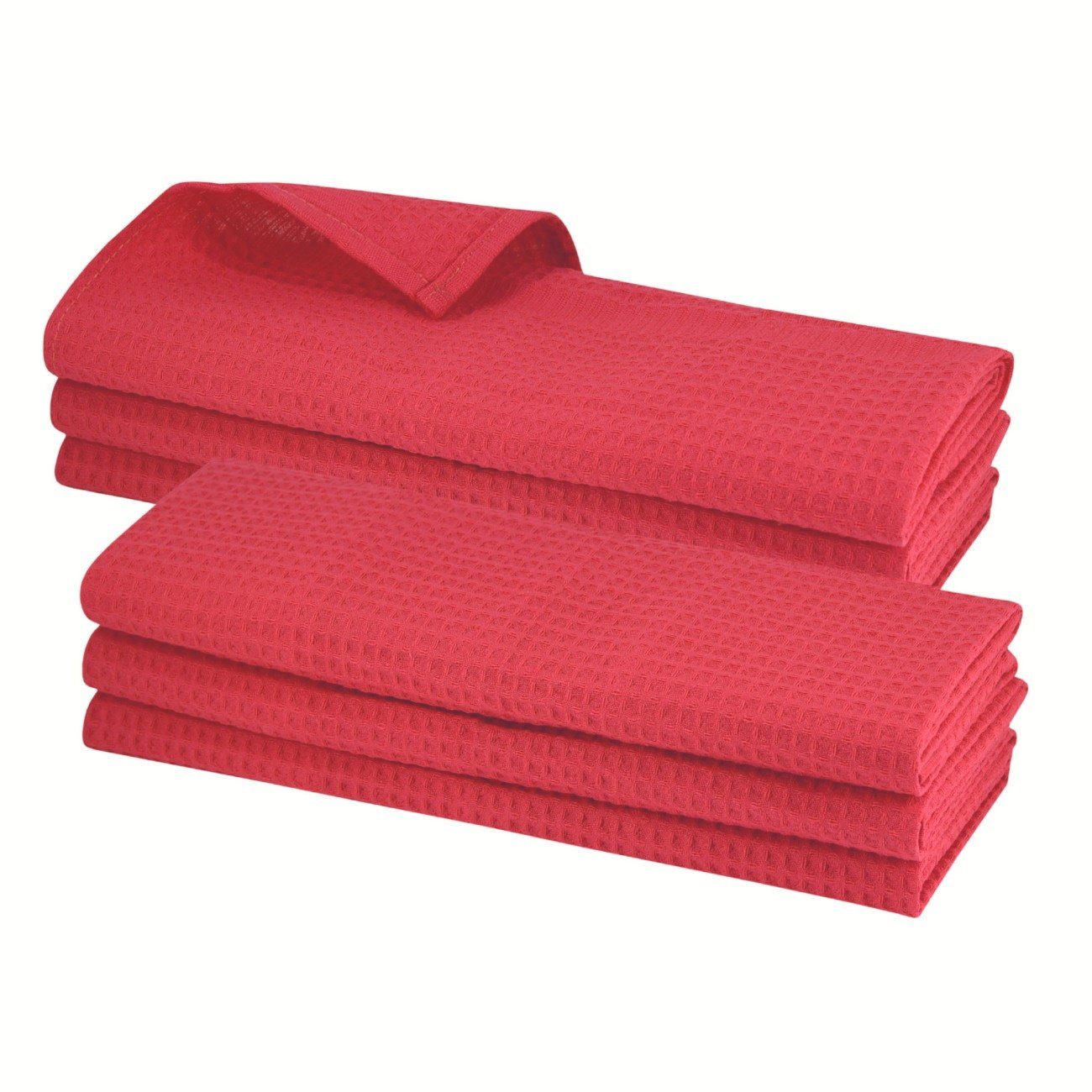 Engelland Geschirrtuch Poliertuch, (Vorteils-Set, 6-tlg., Waffel-Pique), günstig online kaufen