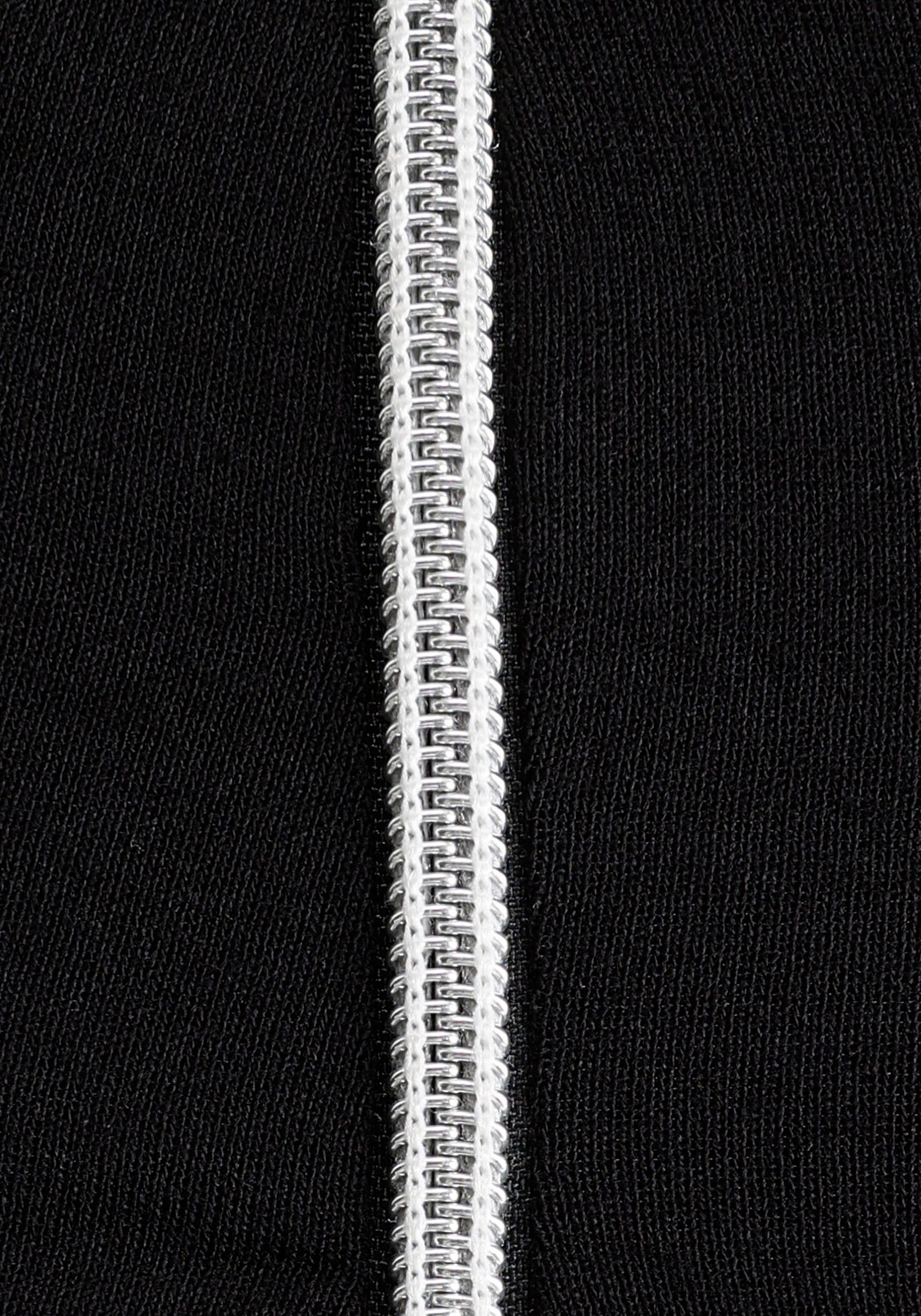 Melrose 3/4-Arm-Shirt mit Schlitzen und Zierreißverschluss