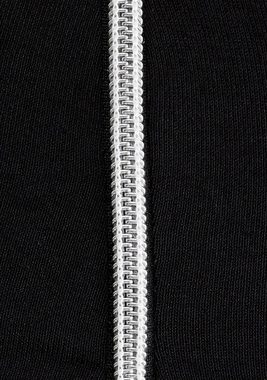 Melrose 3/4-Arm-Shirt mit Schlitzen und Zierreißverschluss