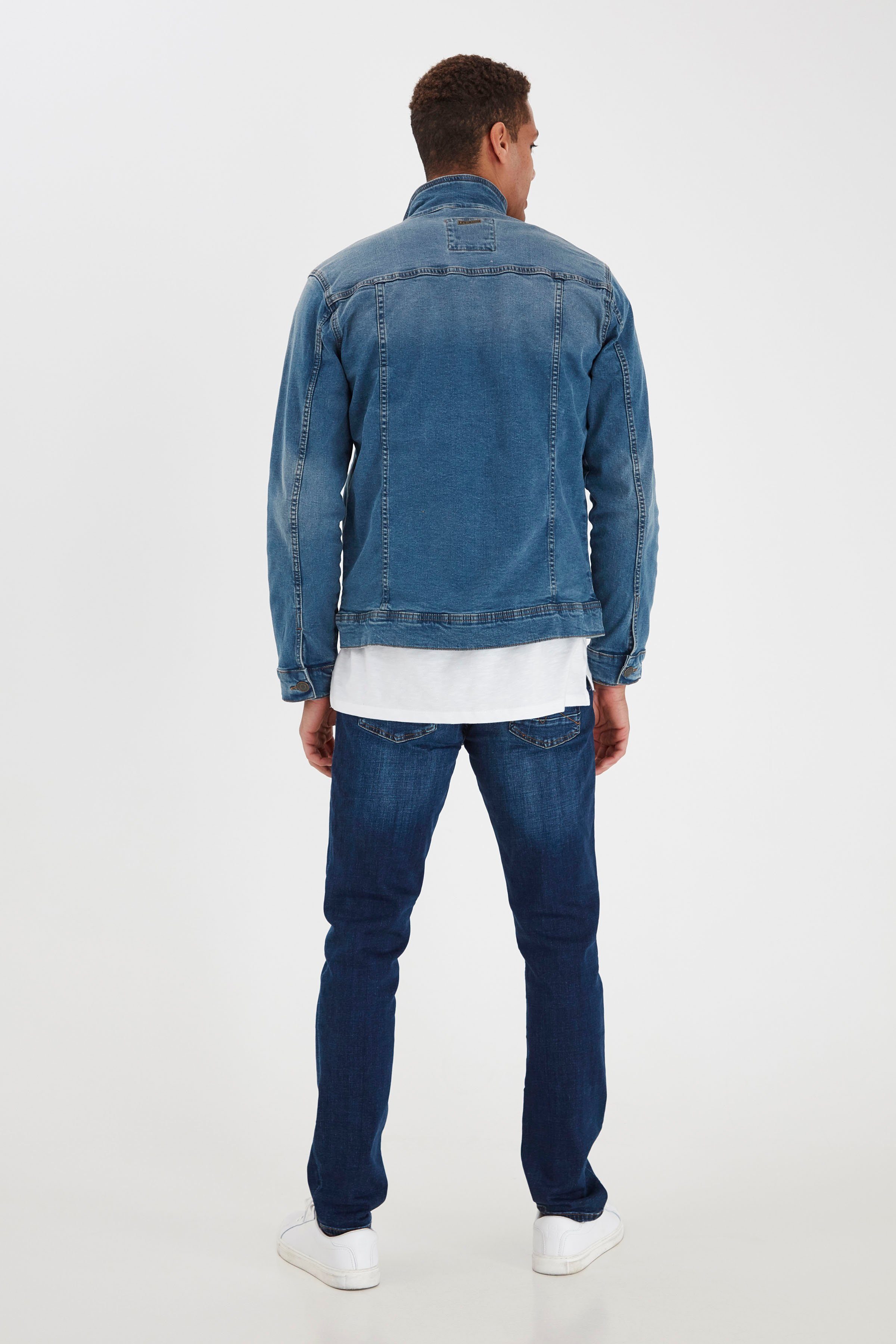 BHNARIL Blend washed Jeansjacke mid-blue