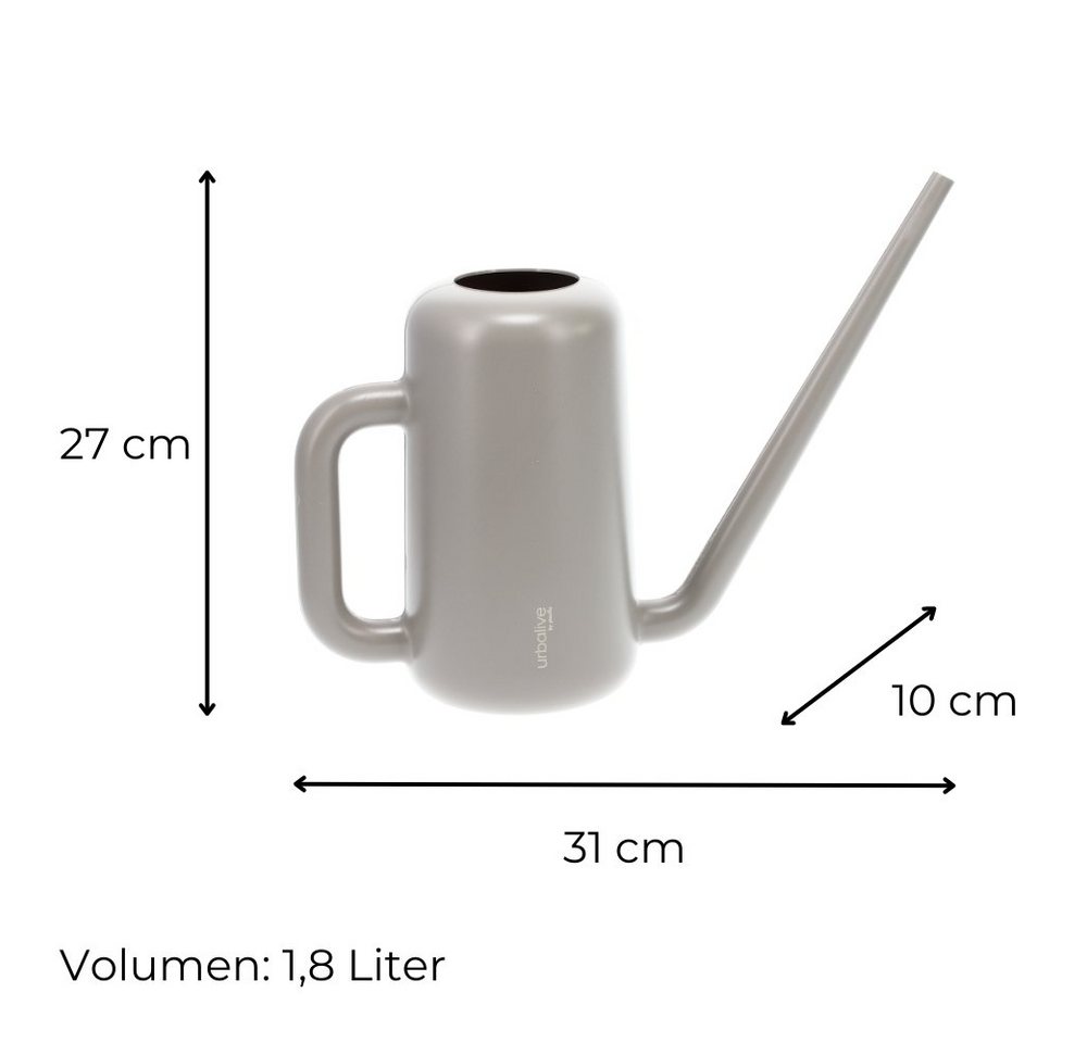 Thumbnail - GarPet Gießkanne Gießkanne Zimmerpflanzen 1,8 L klein Indoor Kunststoff Design