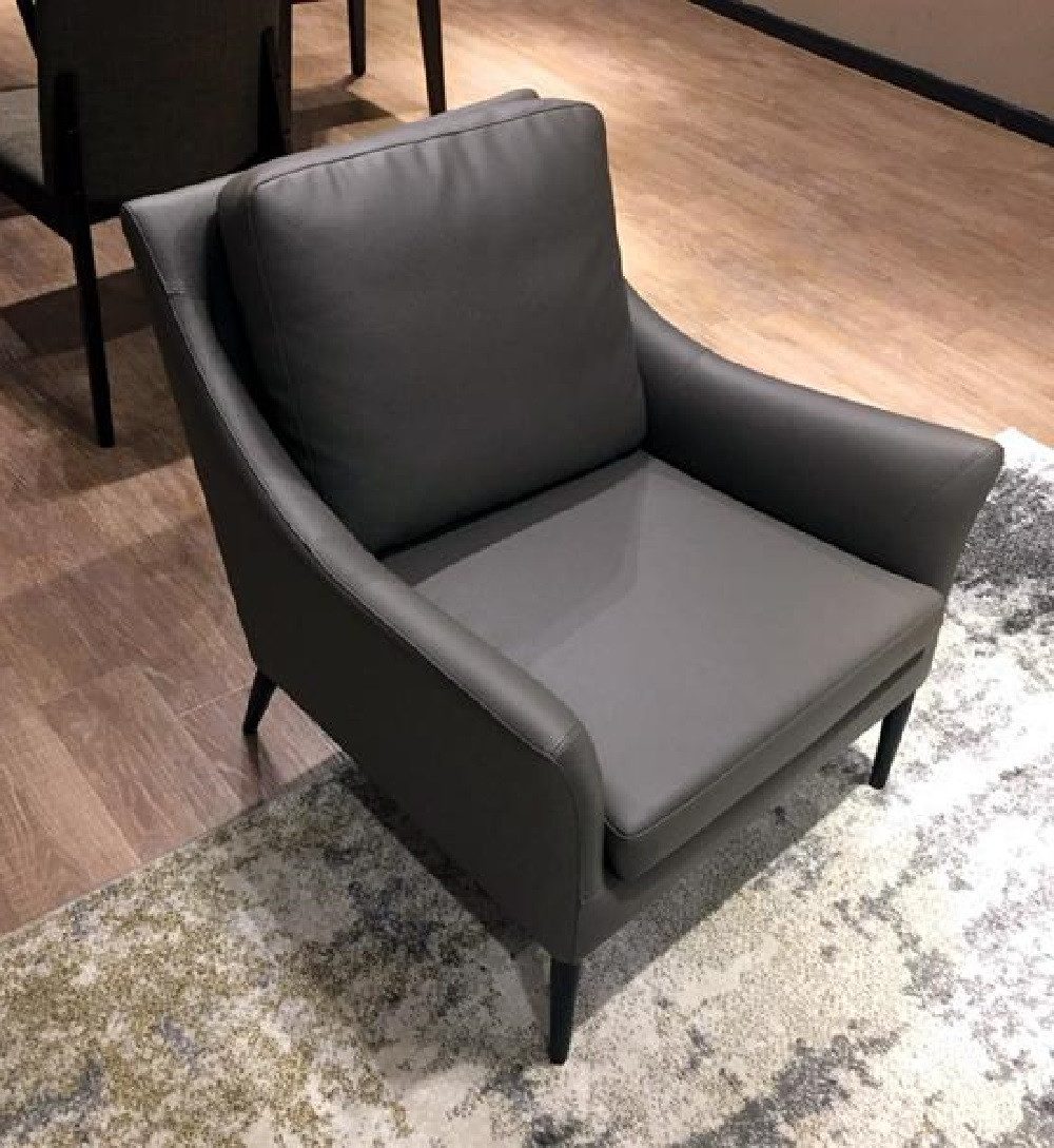 Xlmoebel Loungesessel Lounge-Stuhl Cocktailsessel Bar-Stuhl Ledersofa Design Neu Clubsessel (Sessel), Hergestellt in Europa