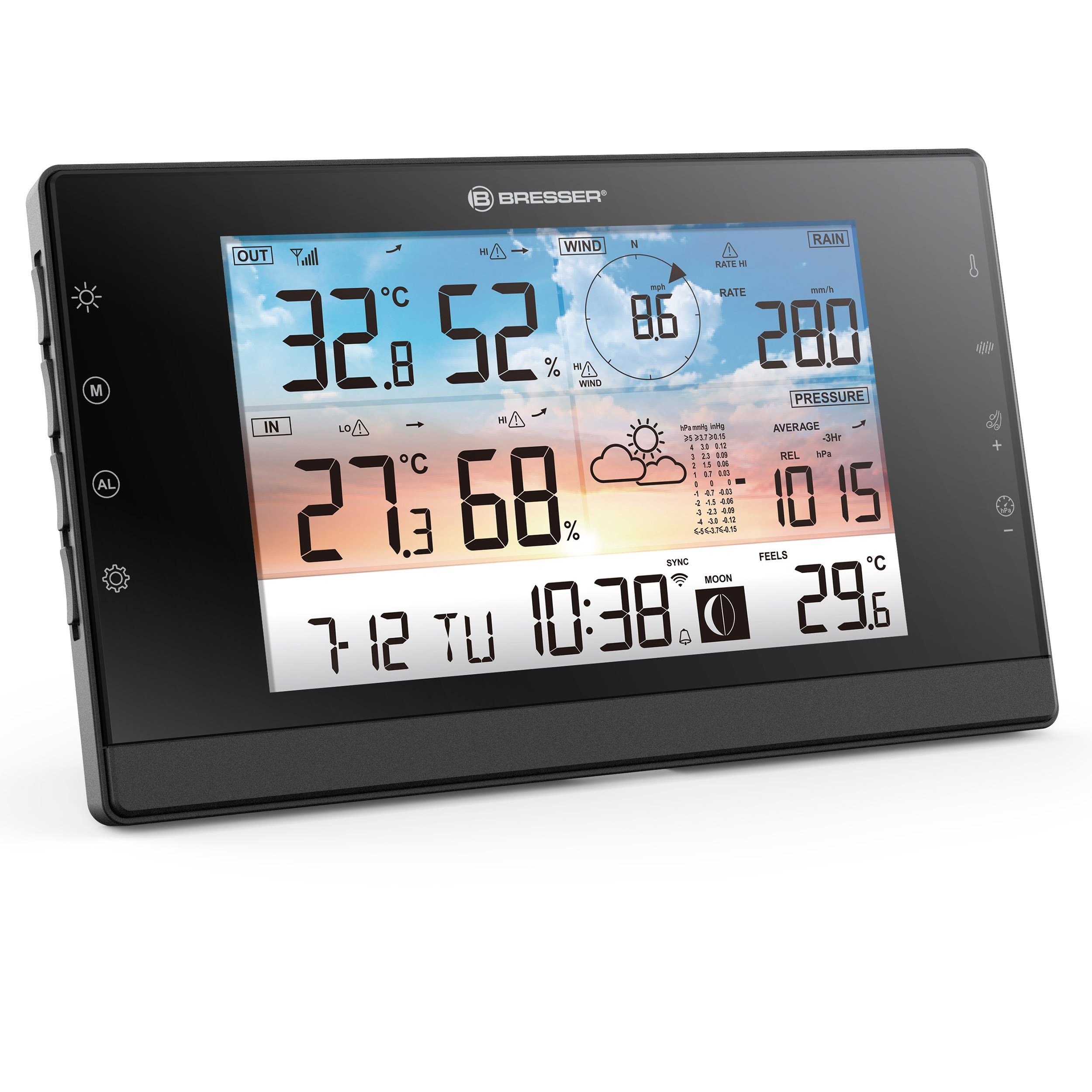 Wetterstation BRESSER zusätzliche / Ersatz-Basisstation für 7003350 WLAN-Wetterstat…