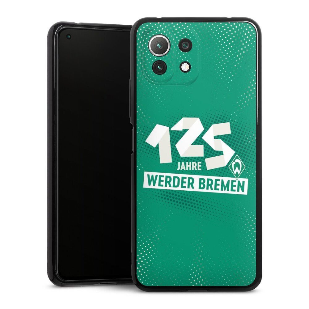 DeinDesign Handyhülle 125 Jahre Werder Bremen Offizielles Lizenzprodukt, Xiaomi Mi 11 Lite 5G Silikon Hülle Bumper Case Handy Schutzhülle
