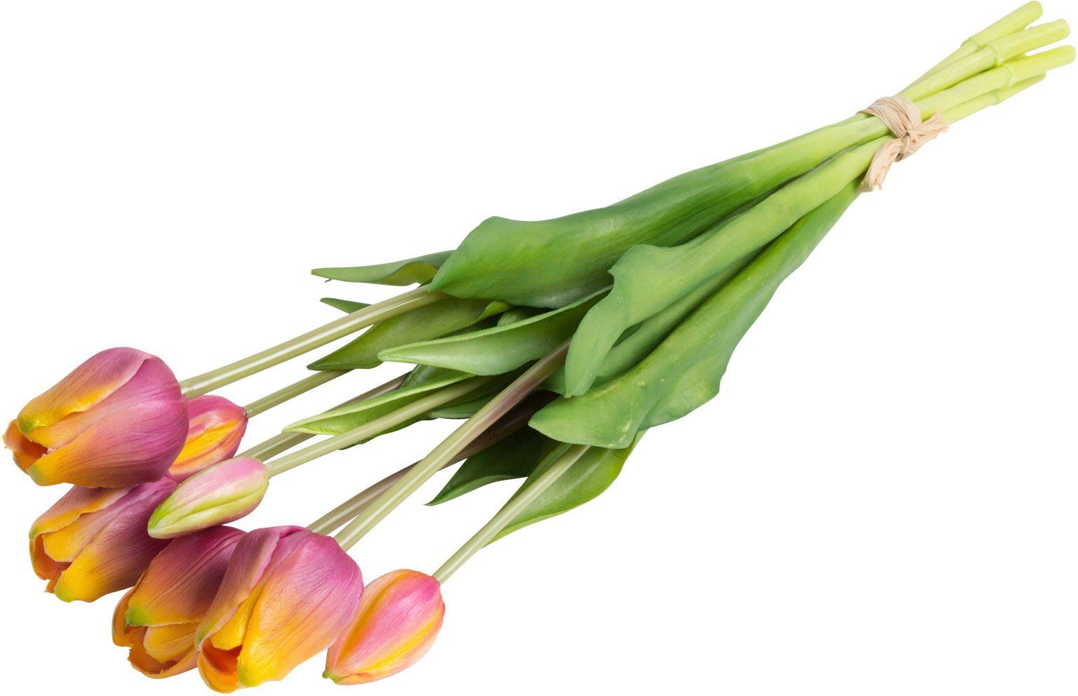 Kunstblume »Tulpenbündel real Touch« Tulpe, Botanic-Haus, Höhe 47 cm-Otto