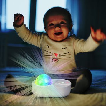 Retoo LED-Sternenhimmel Projektor Nachtlicht LED mit Lautsprecher Galaxy Lampe, Einzigartige Projektion, Der Musik Player, Fernbedienung