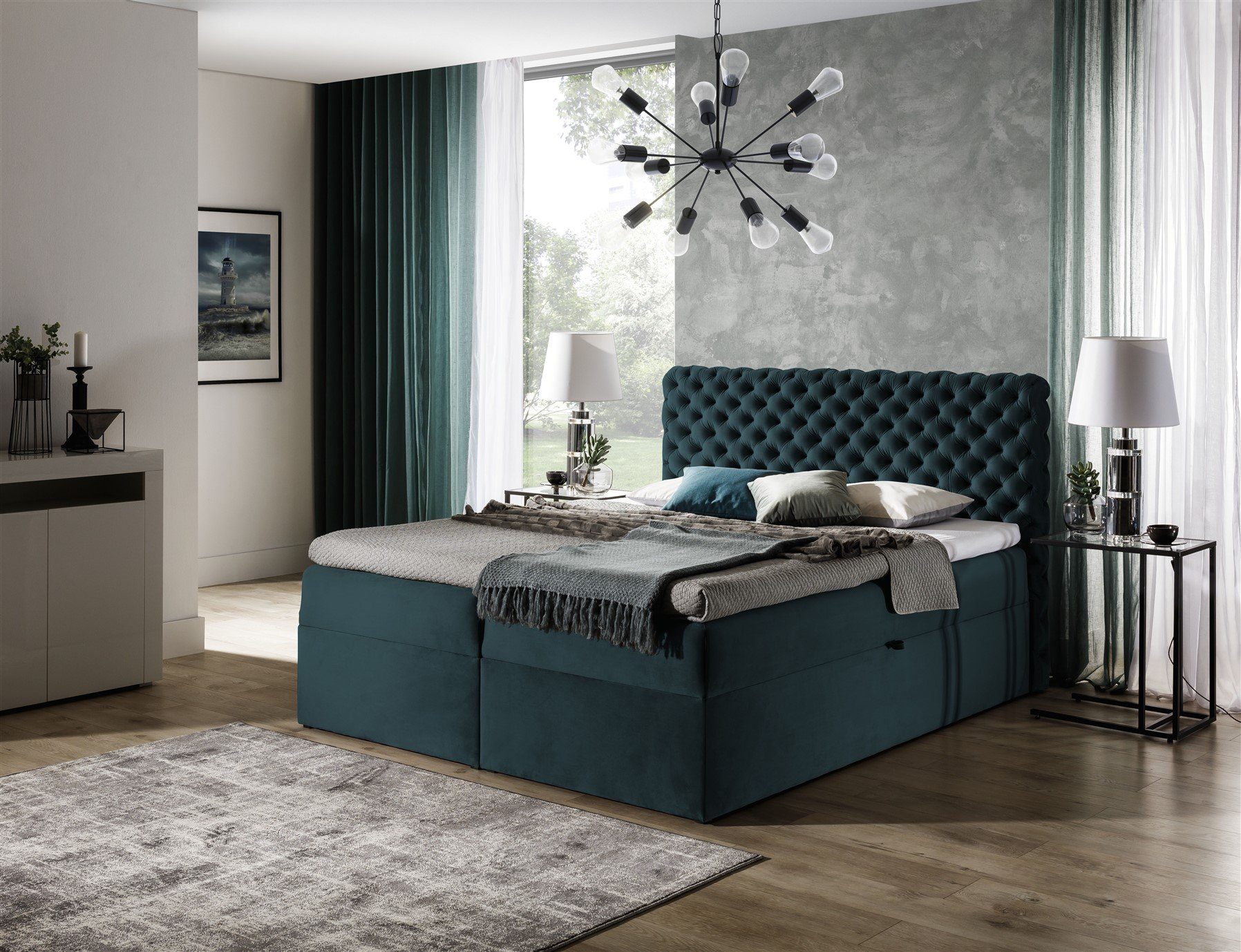 Fun Möbel Boxbett Schlafzimmerbett WILLIAM in günstig online kaufen