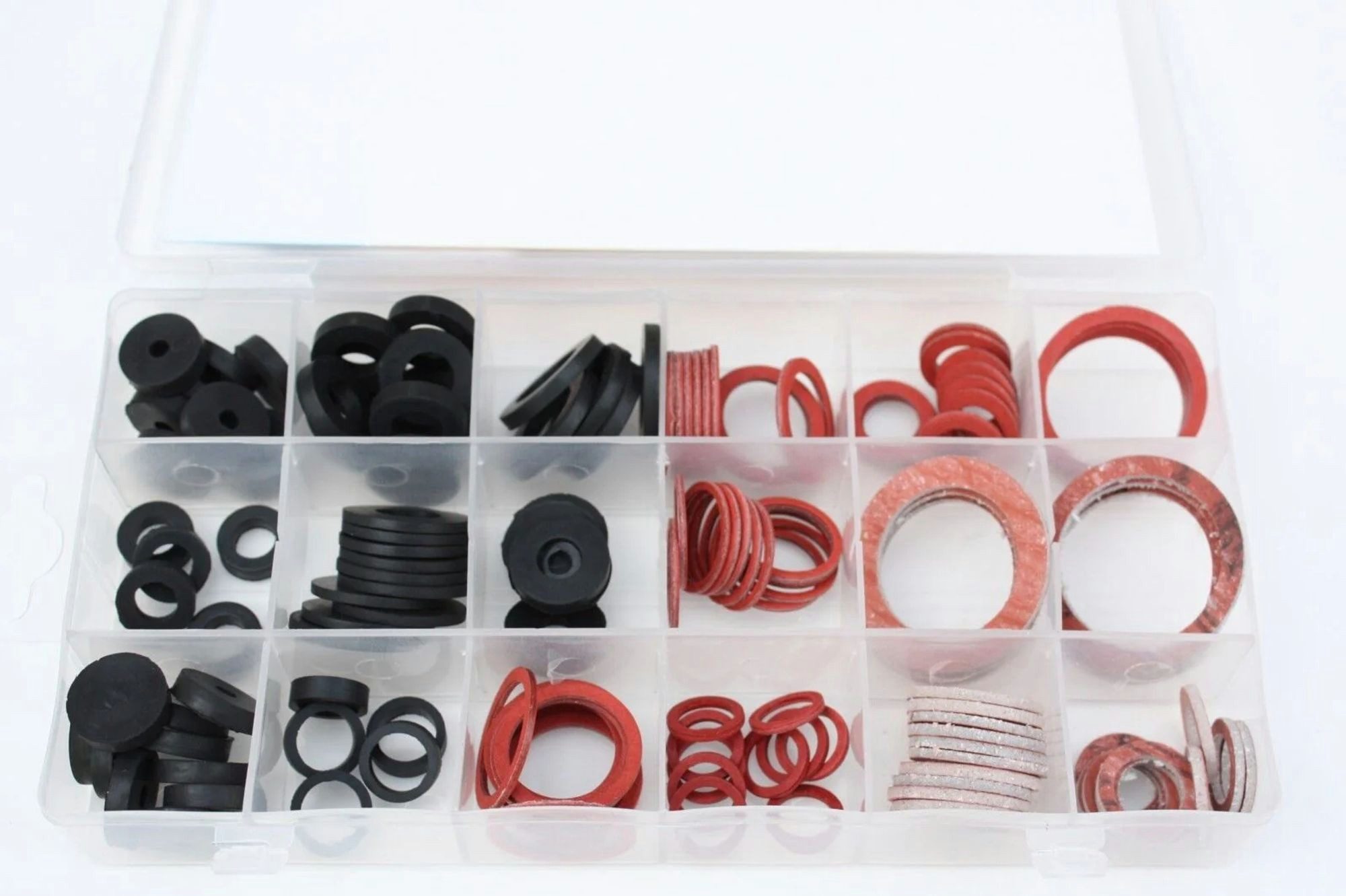 Boni-Shop Dichtungsring Sanitär Dichtungen Set, 141-teilig, Gummidichtungen, O-Ringe, Sortiment, inkl. Box