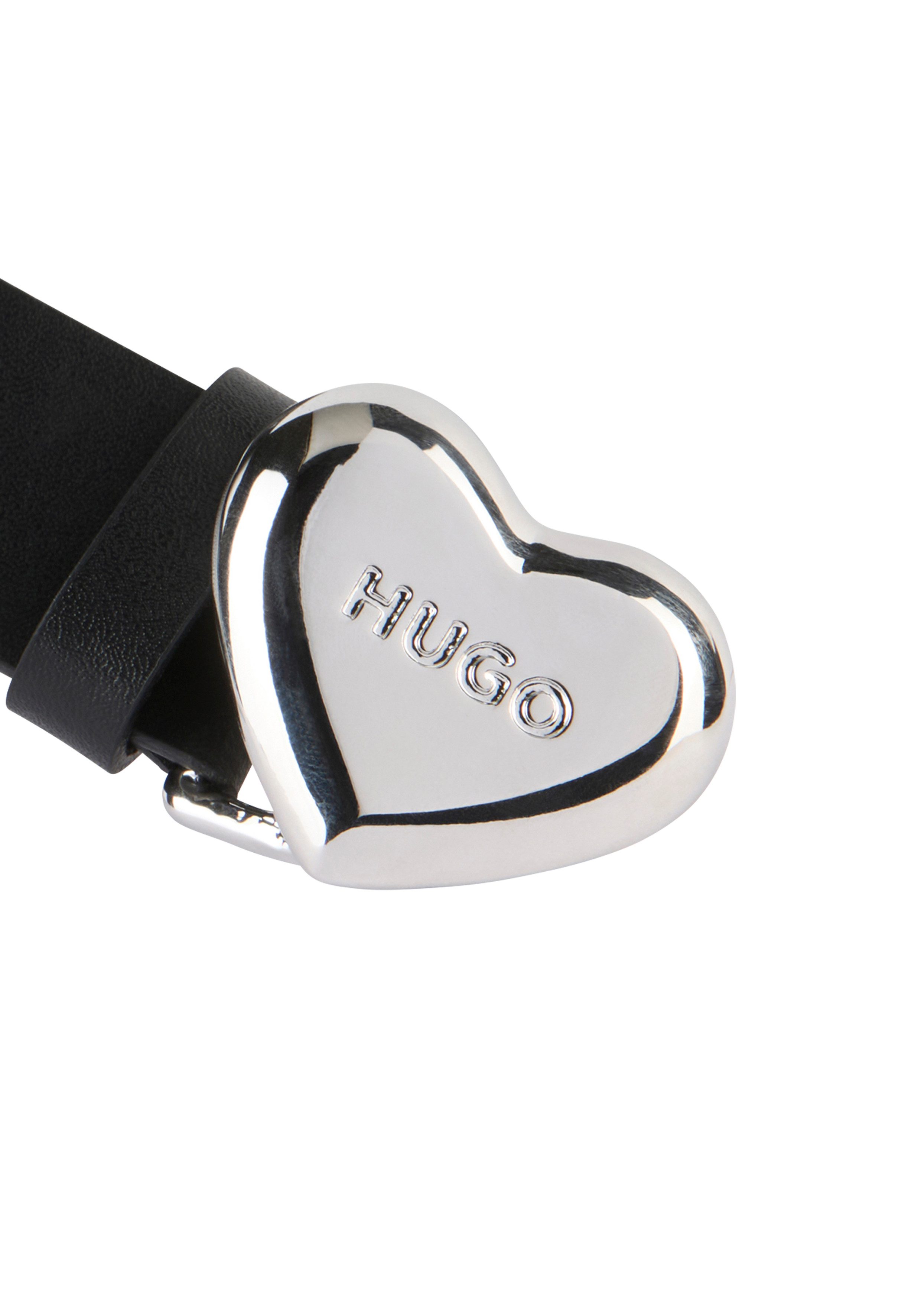 HUGO Ledergürtel Serce Sz30 Mit Markenlabel günstig online kaufen