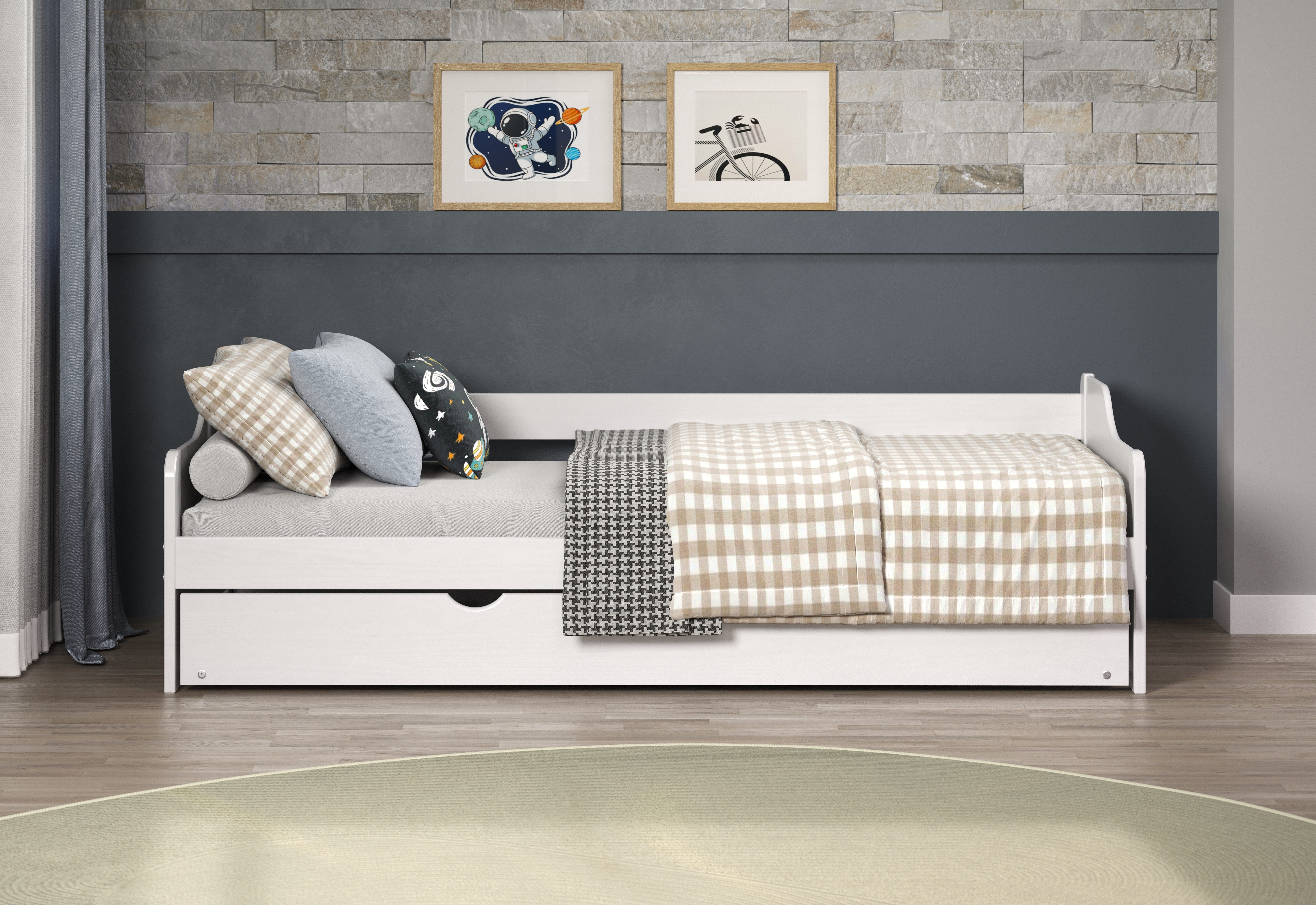 Home affaire Holzbett Avesta Bett Ausziehbett günstig online kaufen