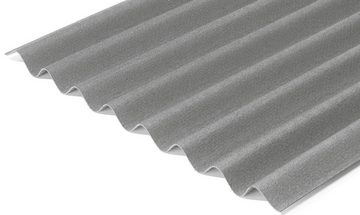Onduline Dachpappe Onduline Easyline Dachplatte Wandplatte Bitumenwellplatten Wellplatte 7x0,76m² - grau, wellig, 5.32 m² pro Paket, (7-St)