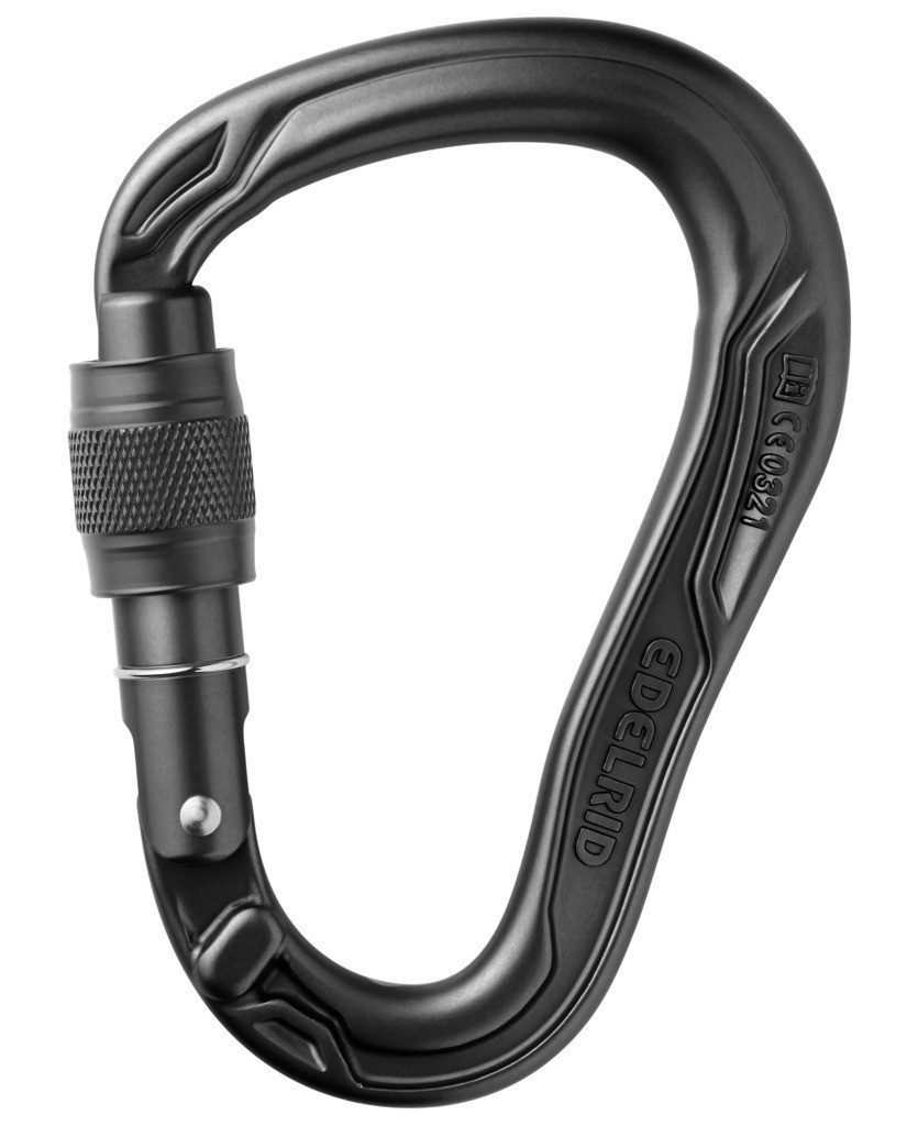 Edelrid Karabiner HMS Bullet Screw - Verschlusskarabiner - black