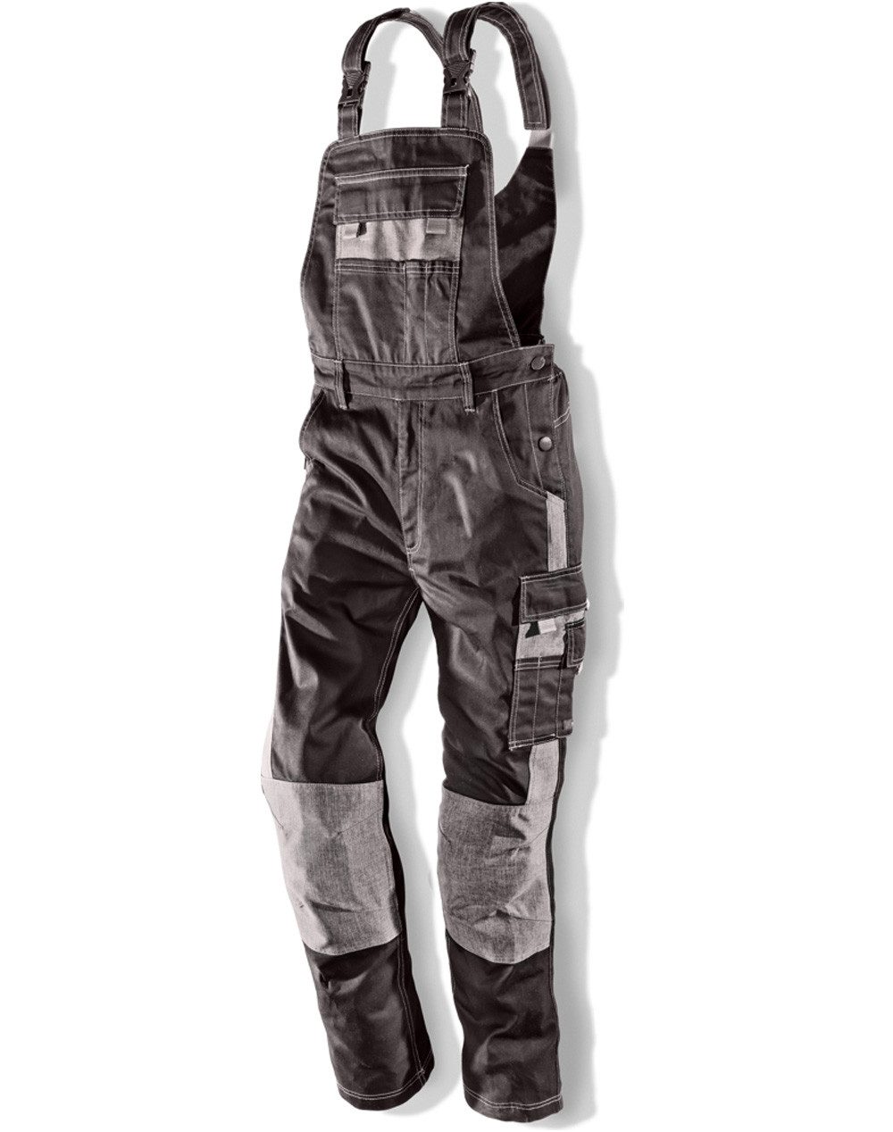 safety& more Arbeitshose BERUFSLATZHOSE NITRO, schwarz/grau, L