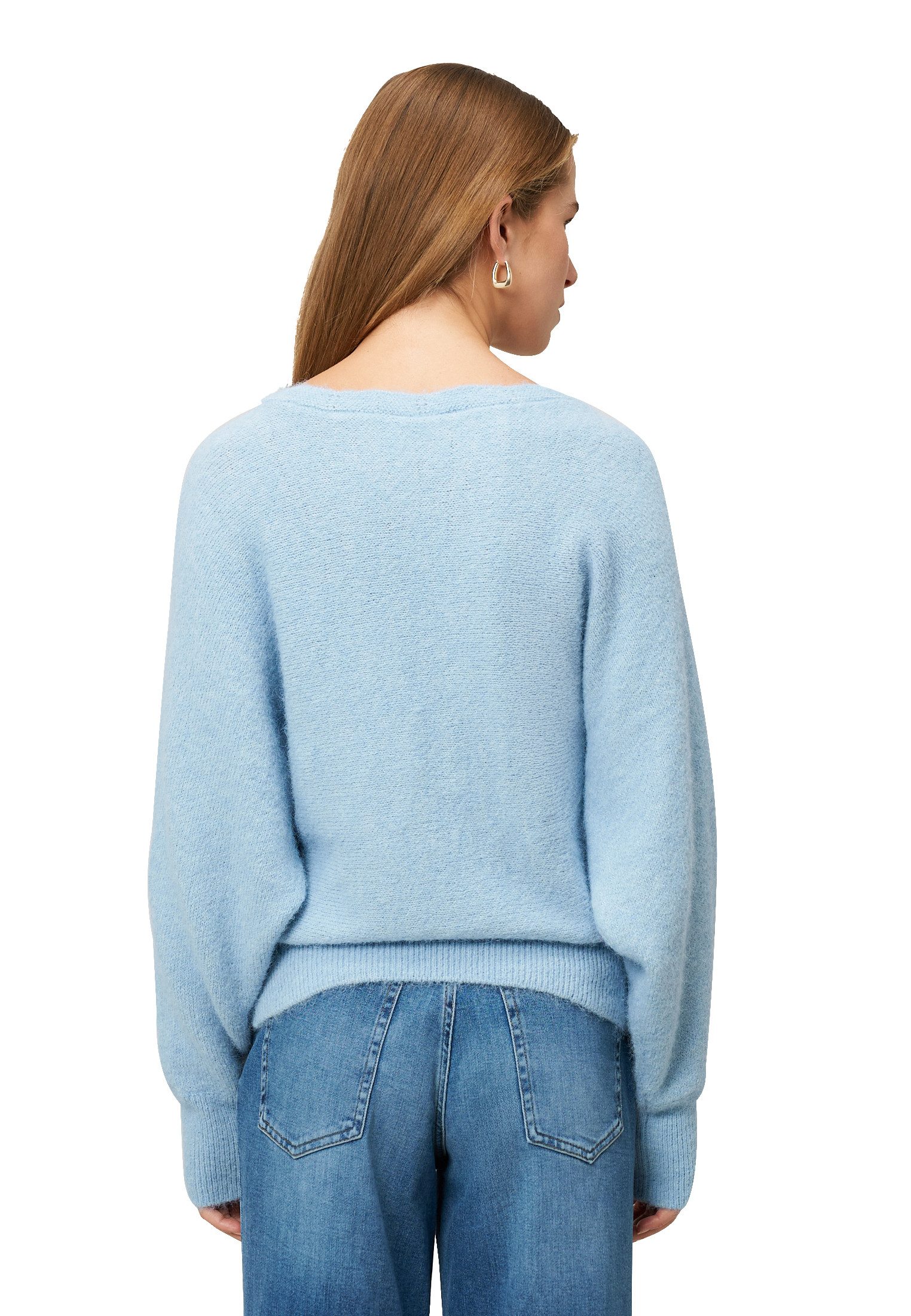 Zero Strickpullover Damen mit U-Boot Ausschnitt (1-tlg) Plain/ohne Details