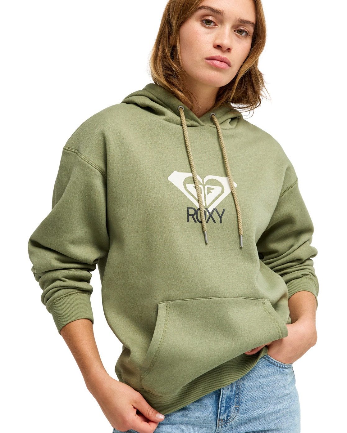 Roxy Kapuzensweatshirt Surf Stoked Brushed Art günstig online kaufen