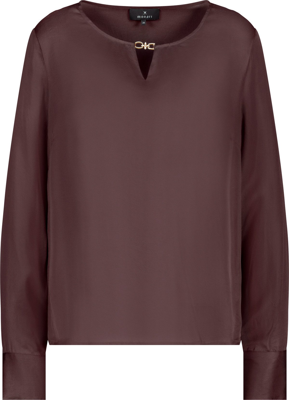 Monari Hemdbluse Bluse brownie günstig online kaufen