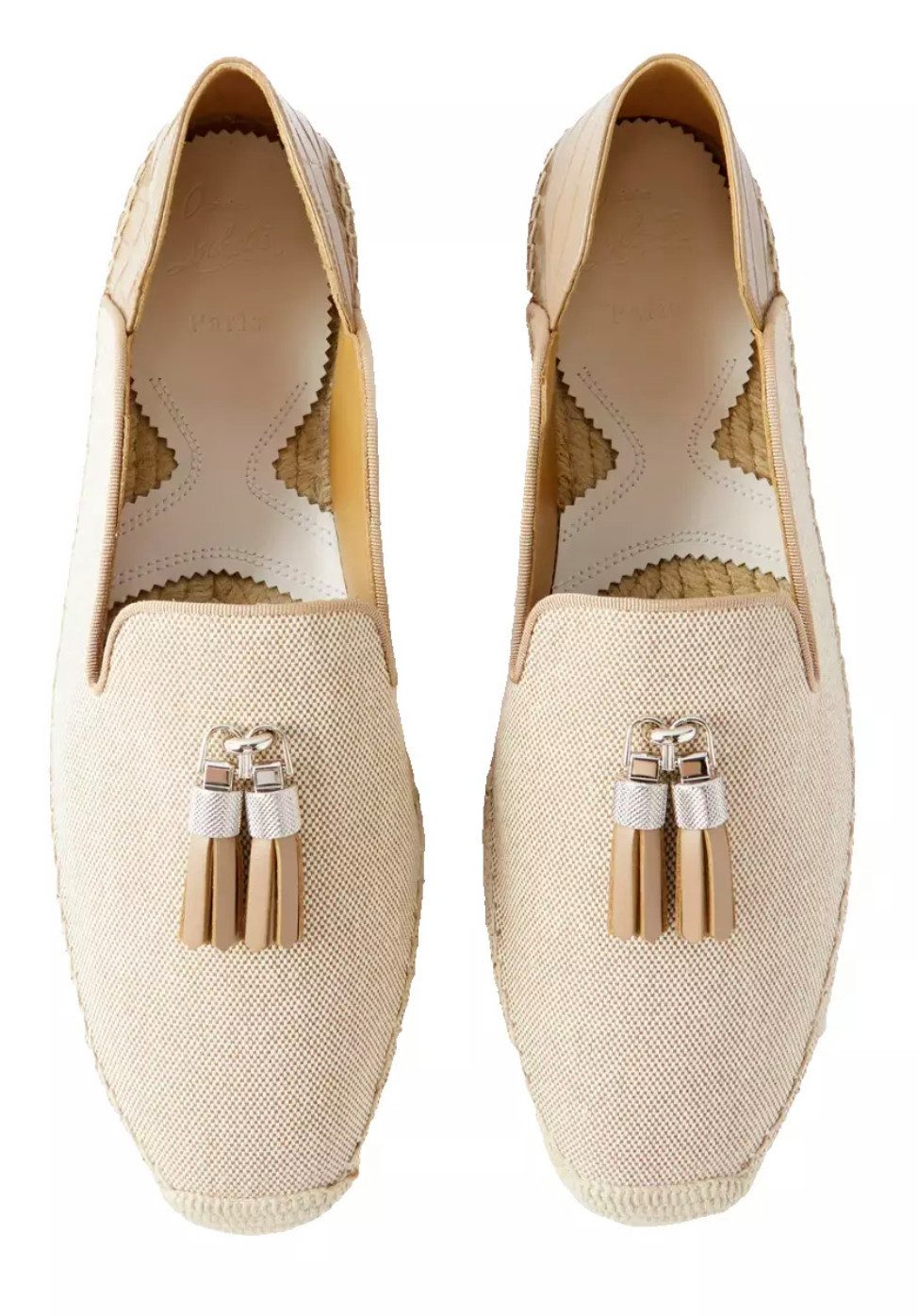 Espadon Quasten-Loafers Slippers Espadrille