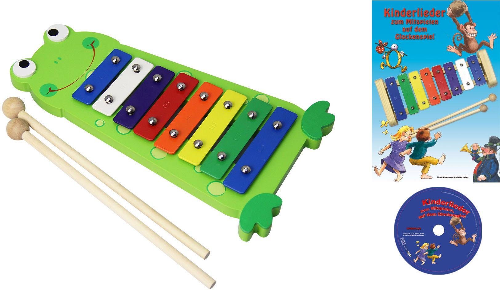 Clifton Spielzeug-Musikinstrument Metallophon Frosch, mit 8 Tönen und Kinde günstig online kaufen