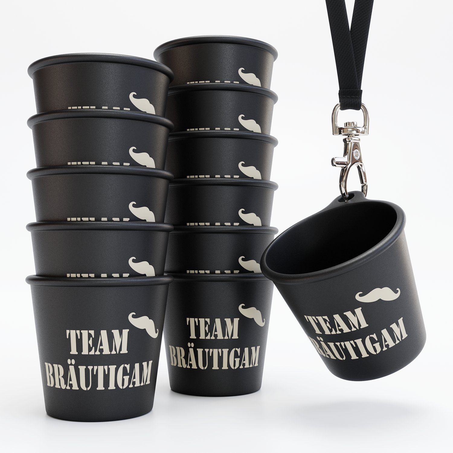 Spinnen-Schnapsgläser Set – 4 Stück, 45 Ml, Kunststoff, In Geschenkbox, Für Tequila & Wodka